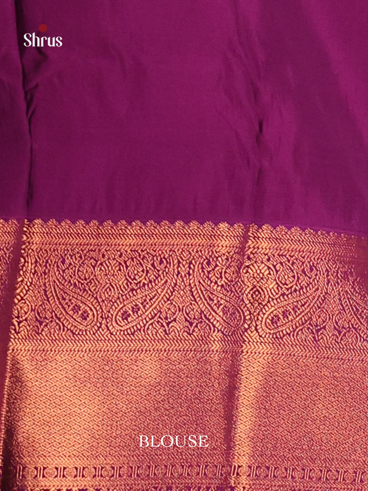 Orange & Purple - Semi Kanchipuram Saree