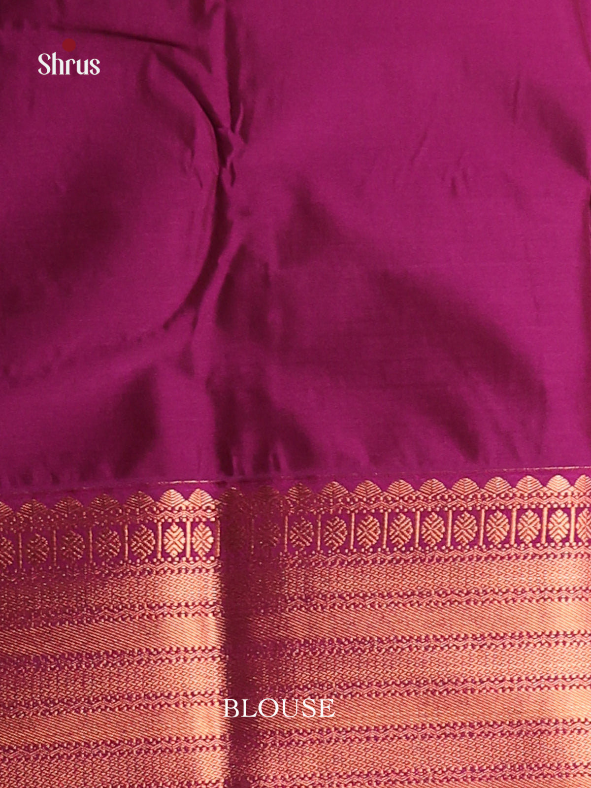 Lavender & Purple - Semi Kanchipuram Saree - Shop on Shrus.com