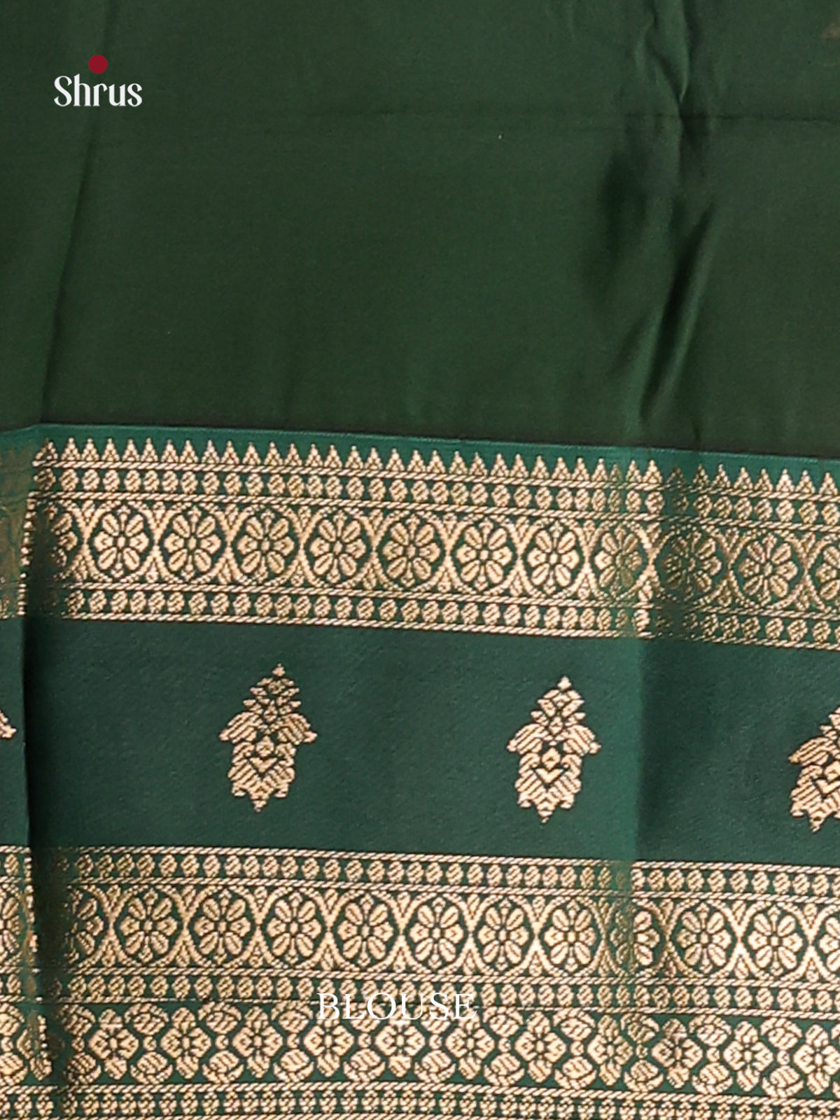 Lavender & Green- Semi Kanchipuram Saree - Shop on Shrus.com