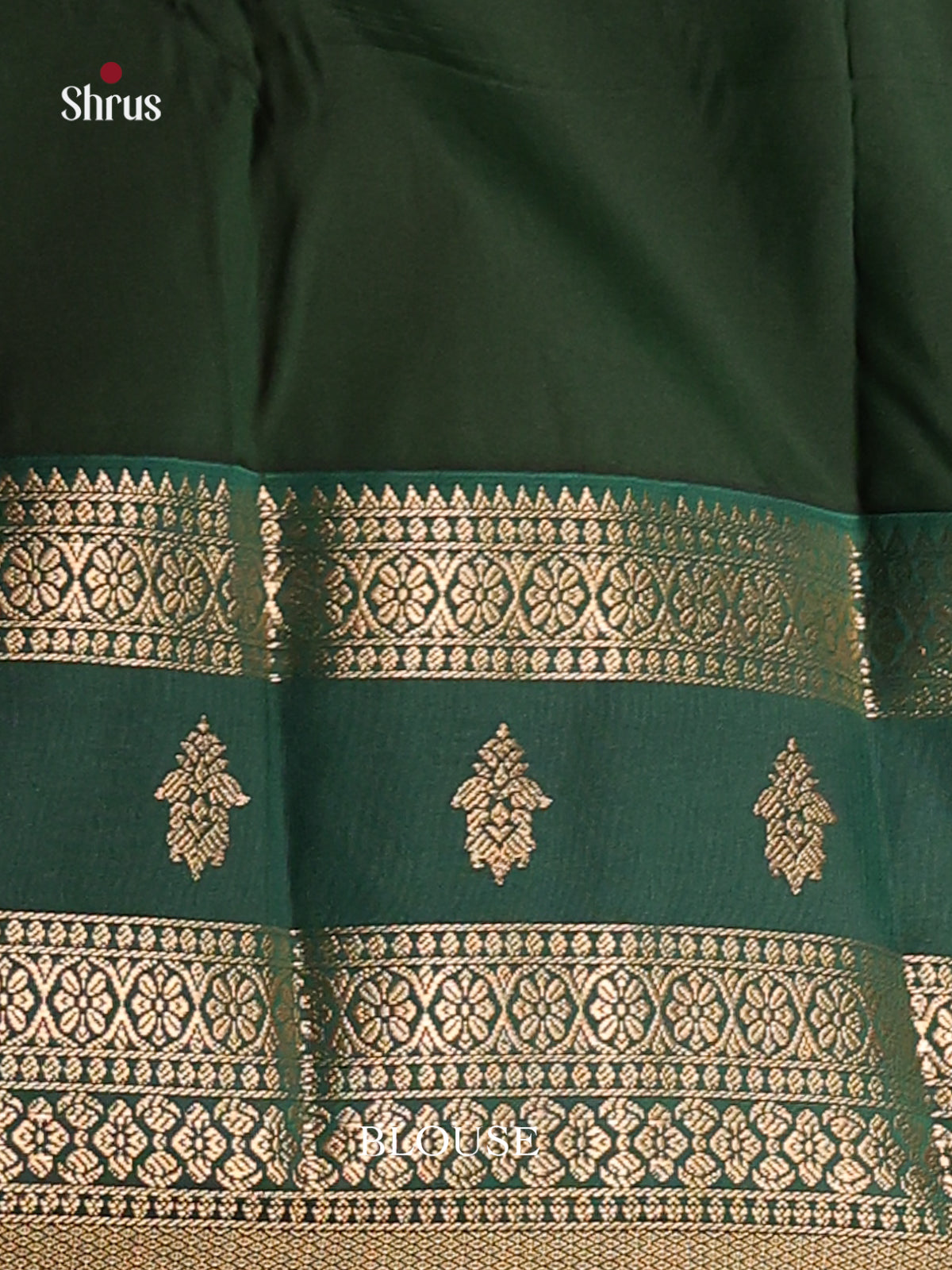 DHS04189 - Semi Kanchipuram Saree - Shop on Shrus.com