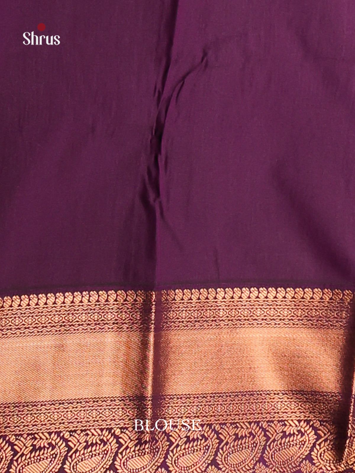 Pink & Violet - Semi Kanchipuram Saree - Shop on Shrus.com