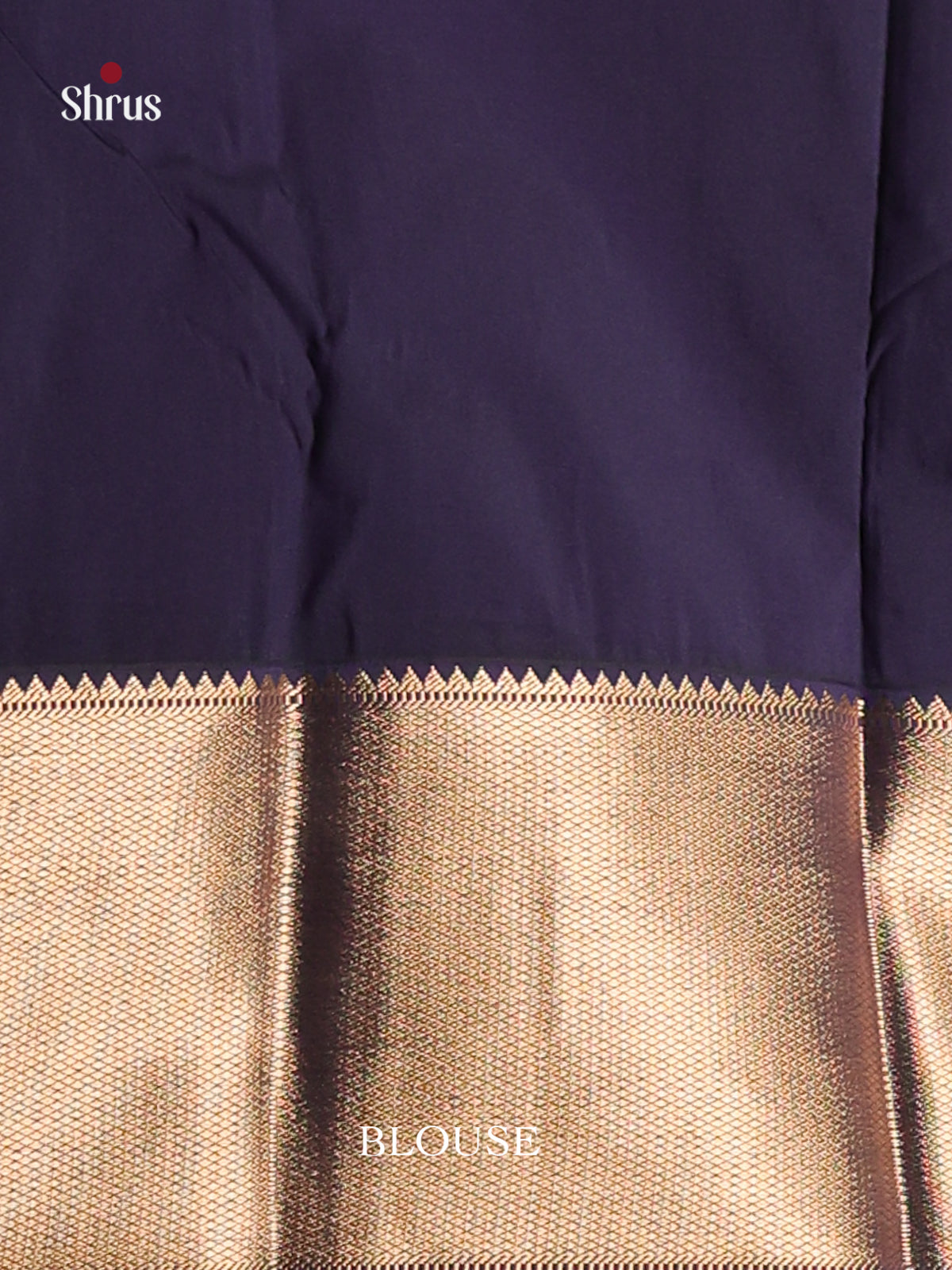 Lavender & Blue - Semi Kanchipuram Saree - Shop on Shrus.com