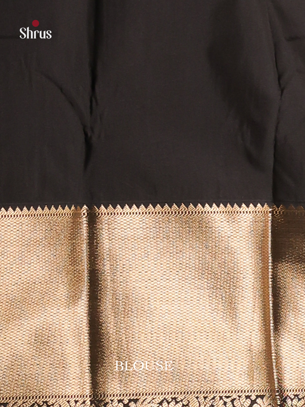 Maroon & Black- Semi Kanchipuram Saree - Shop on Shrus.com