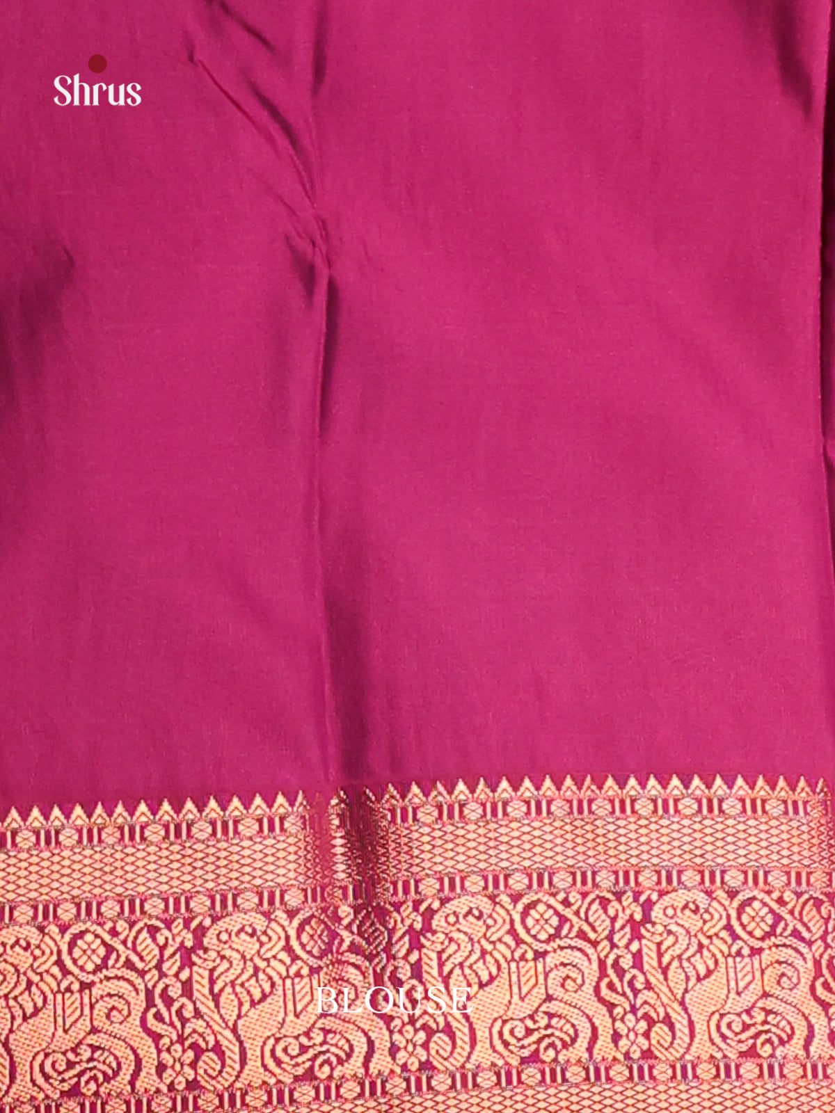 Off WHite & Maroon - Semi Kanchipuram Saree - Shop on Shrus.com