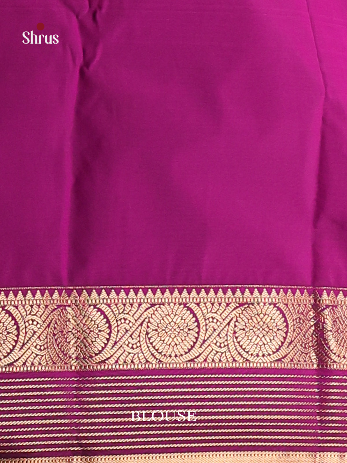 Blue & Purple - Semi Kanchipuram Saree