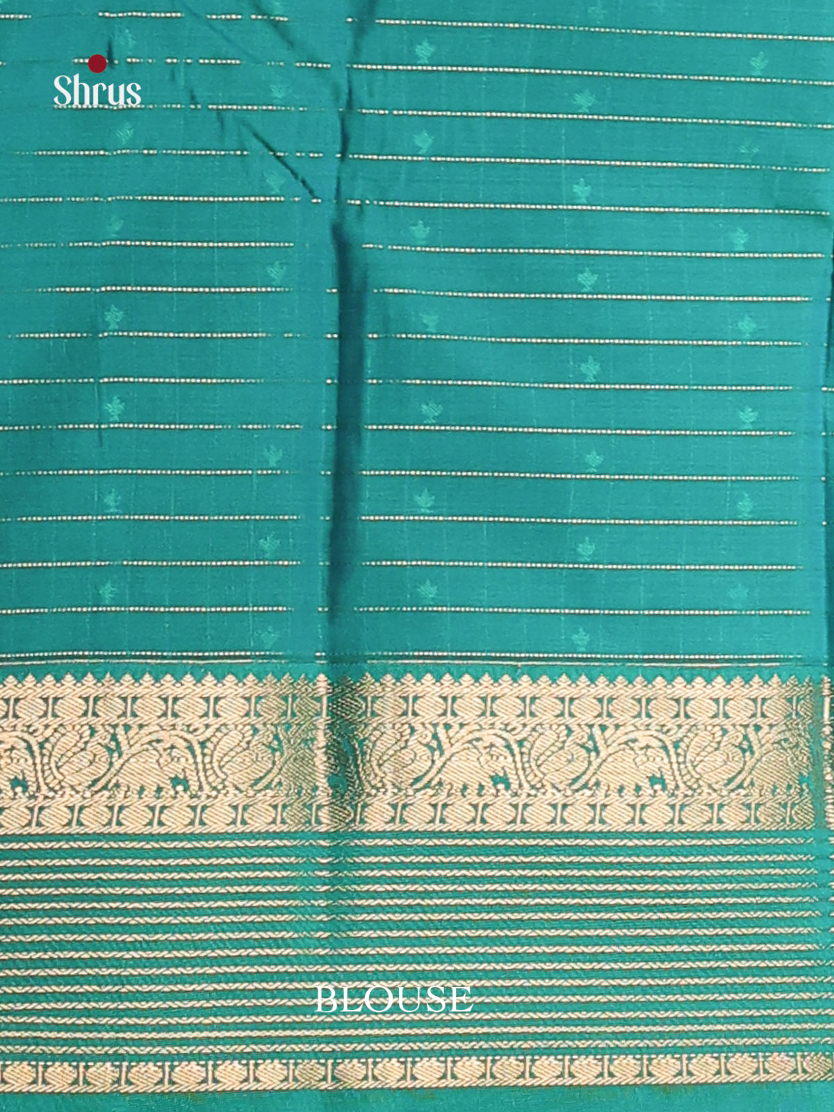 Pink & Green - Semi Kanchipuram Saree - Shop on Shrus.com