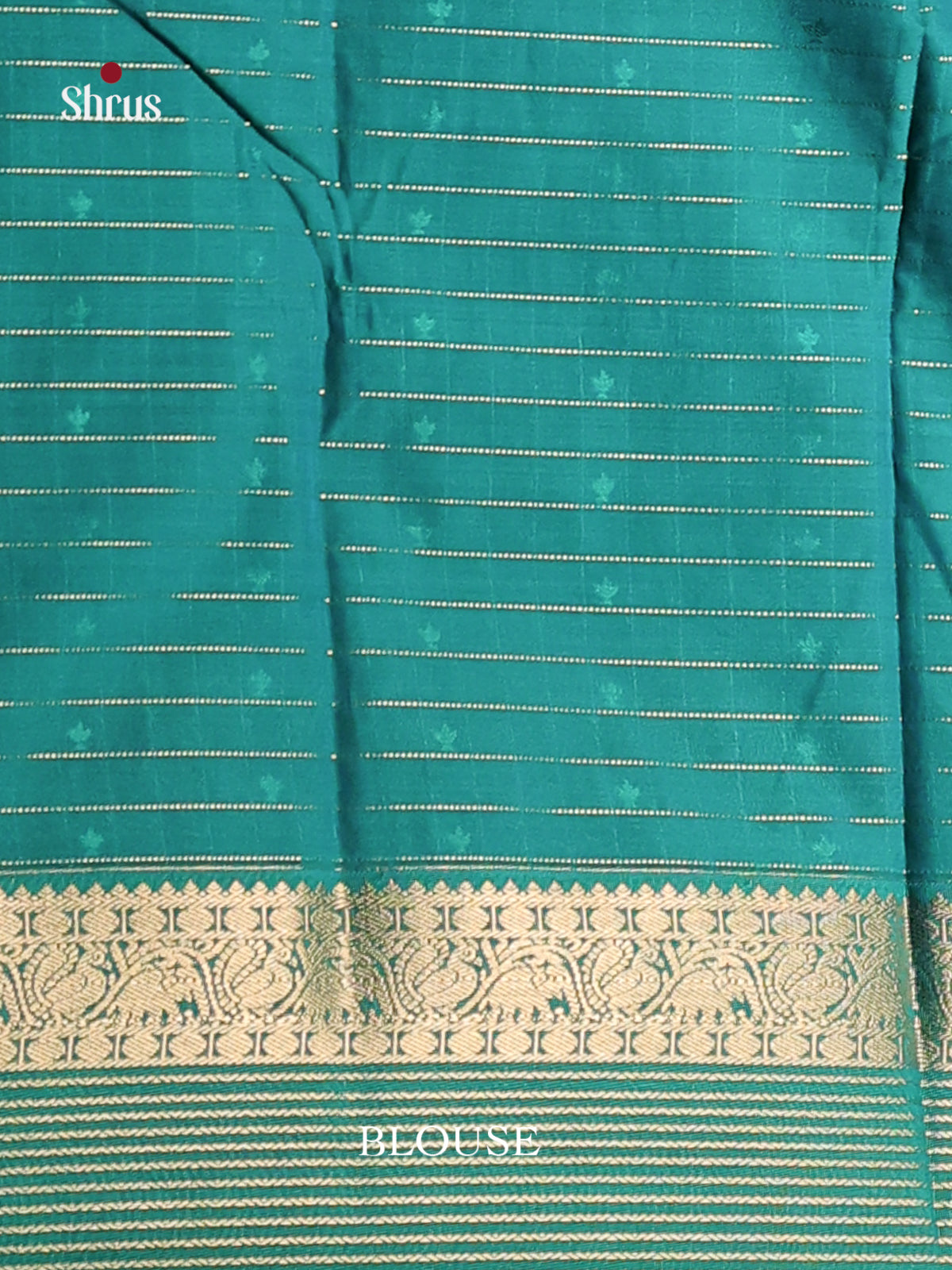 Pink & Green - Semi Kanchipuram Saree - Shop on Shrus.com