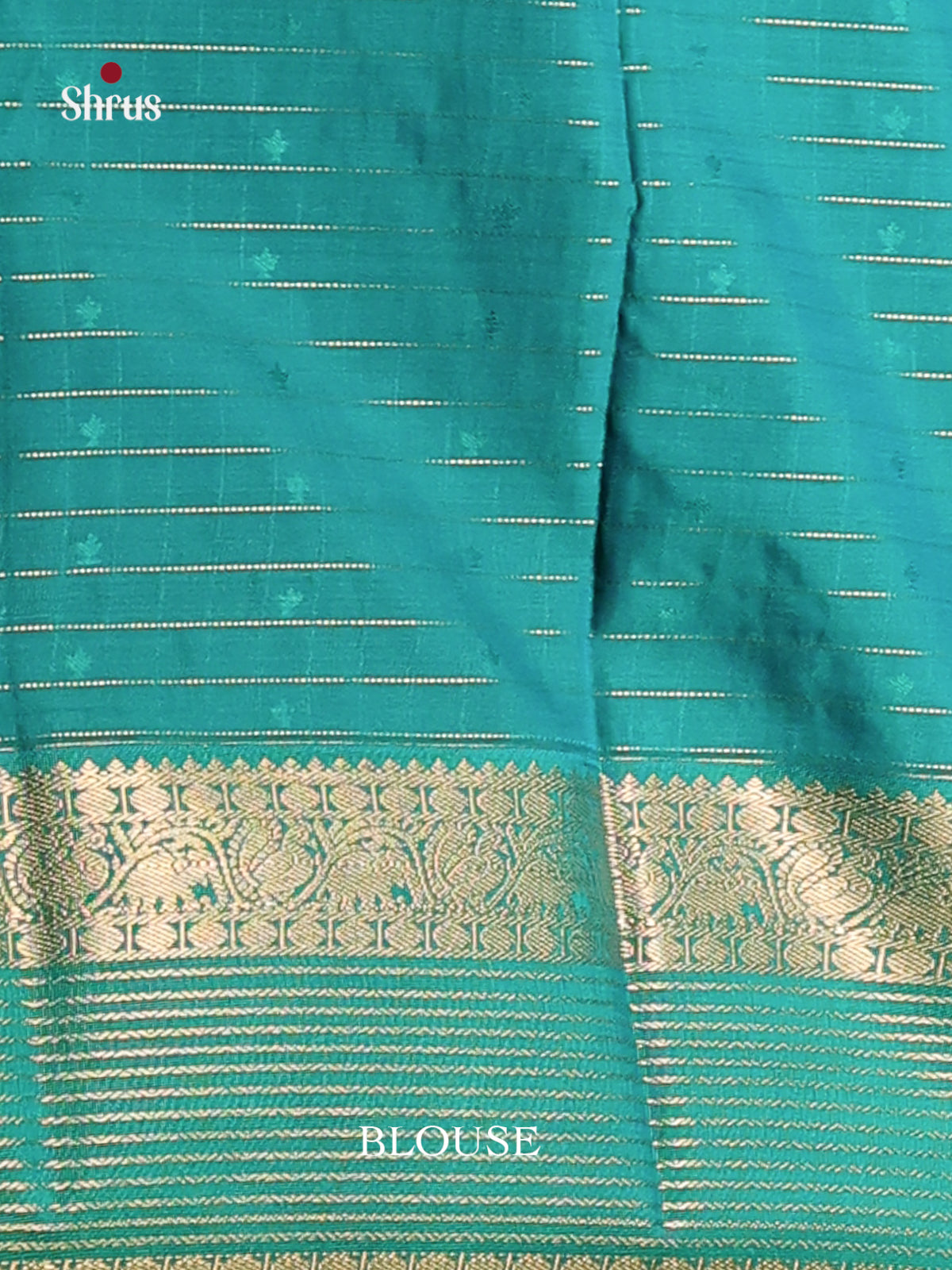 Pink & Green - Semi Kanchipuram Saree - Shop on Shrus.com