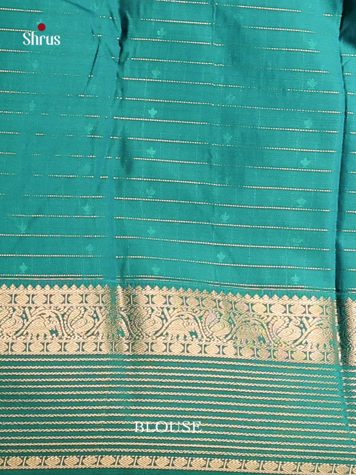 Yellow & Green - Semi Kanchipuram Saree - Shop on Shrus.com
