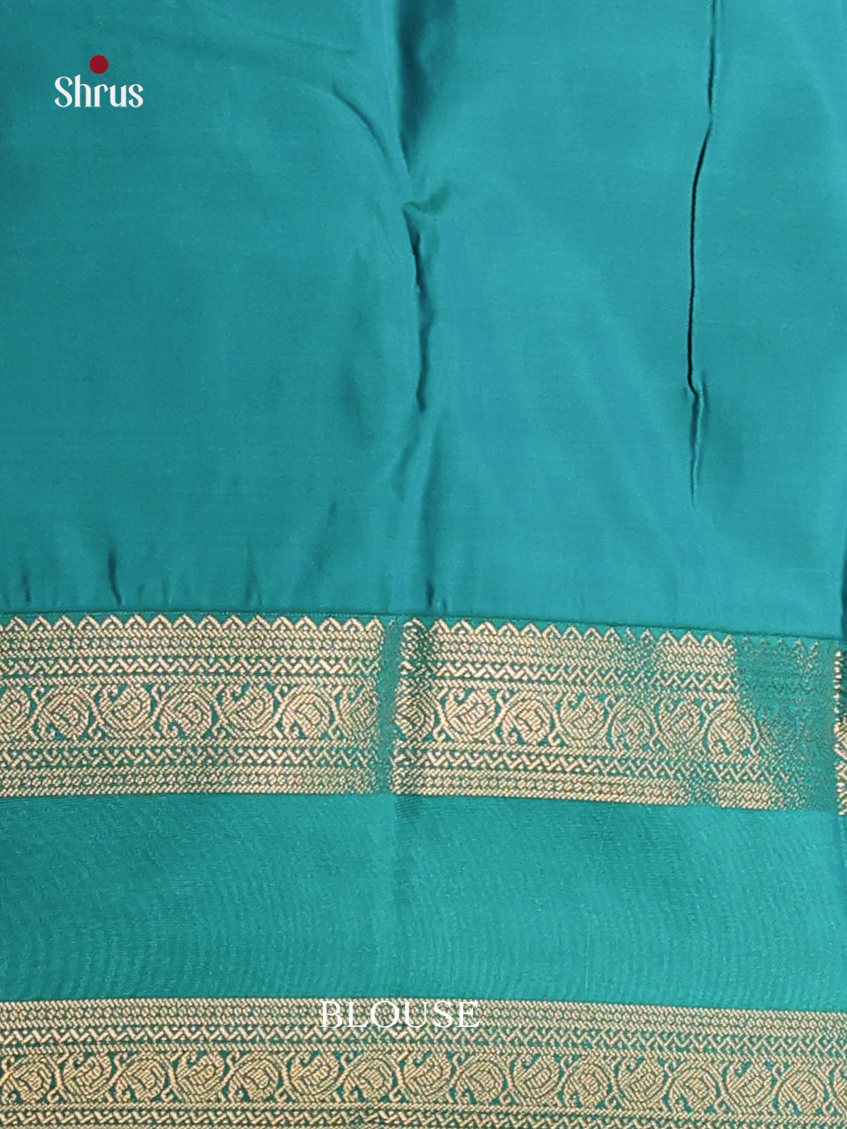 Jamun & Teal- Semi Kanchipuram Saree - Shop on Shrus.com