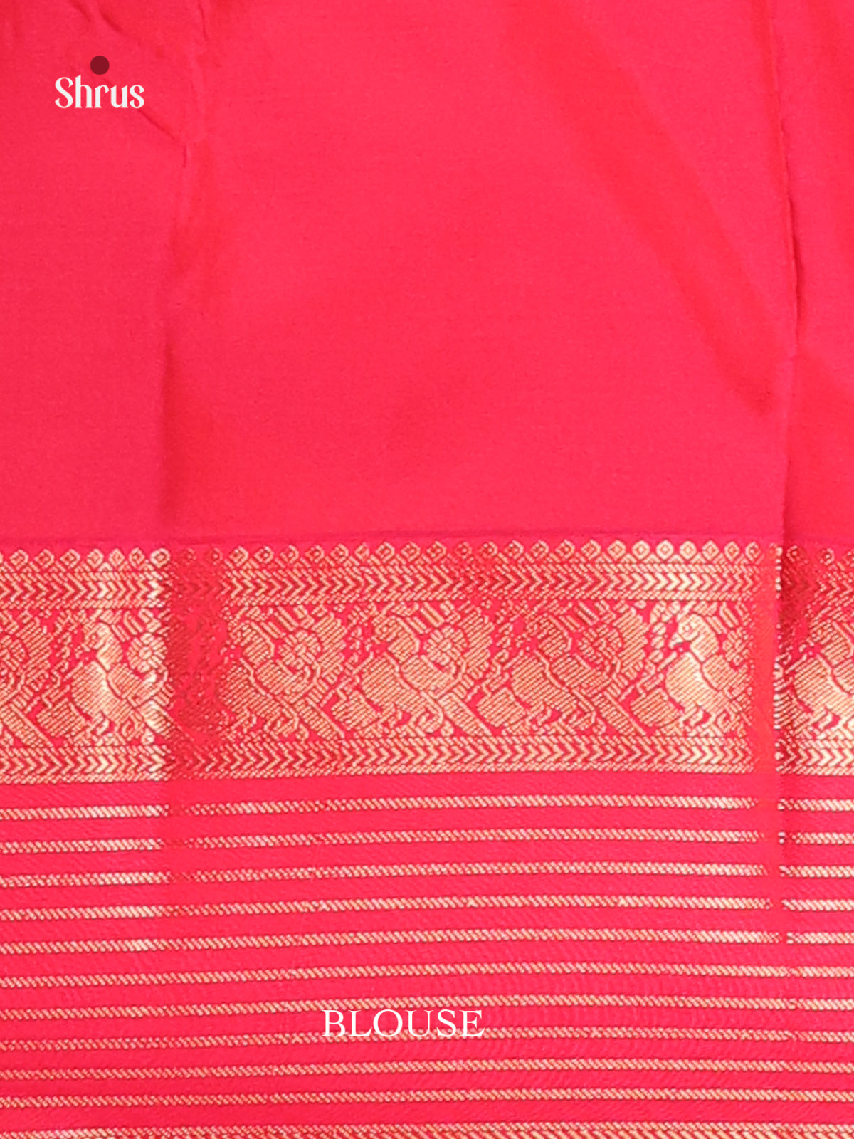 Violet & Pink- Semi Kanchipuram Saree - Shop on Shrus.com