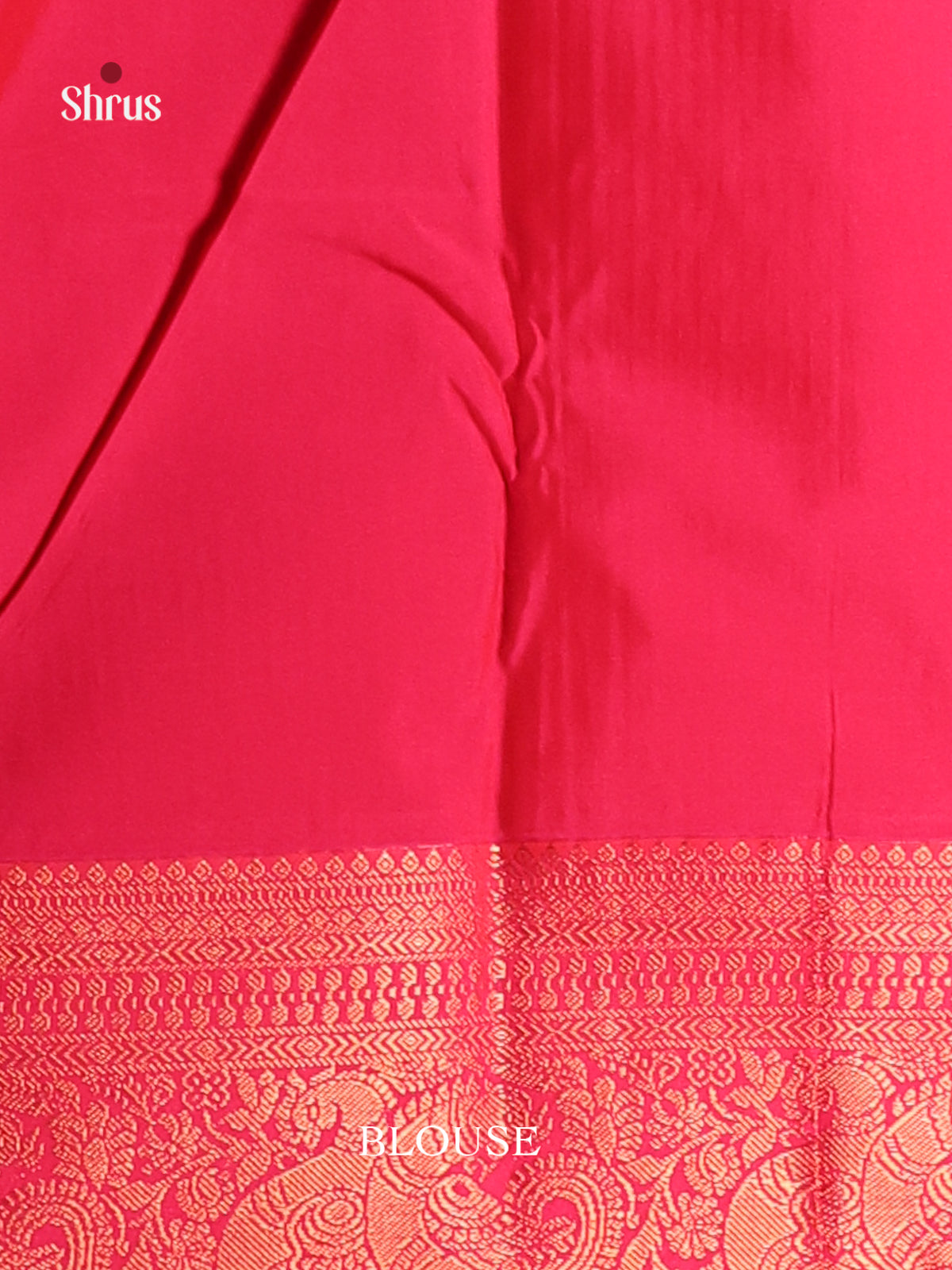 Light Green & Pink - Semi Kanchipuram Saree - Shop on Shrus.com
