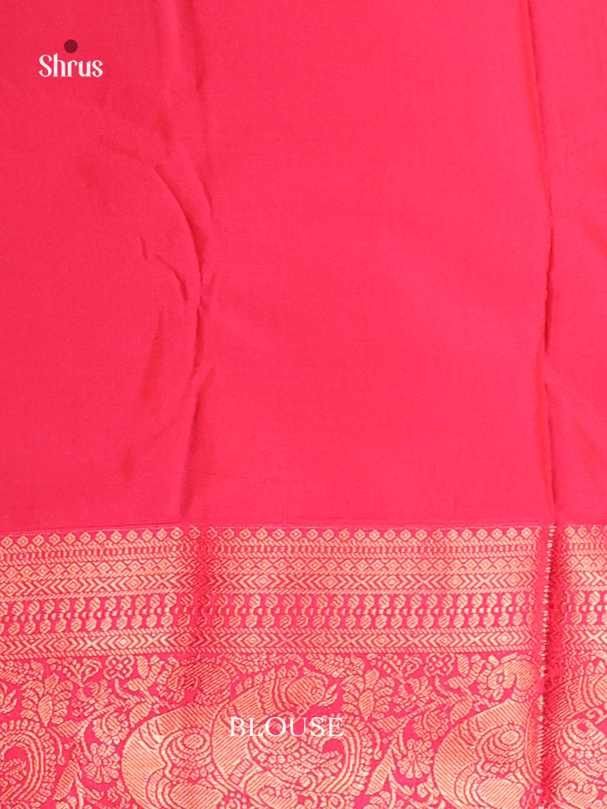 Blue & Pink - Semi Kanchipuram Saree