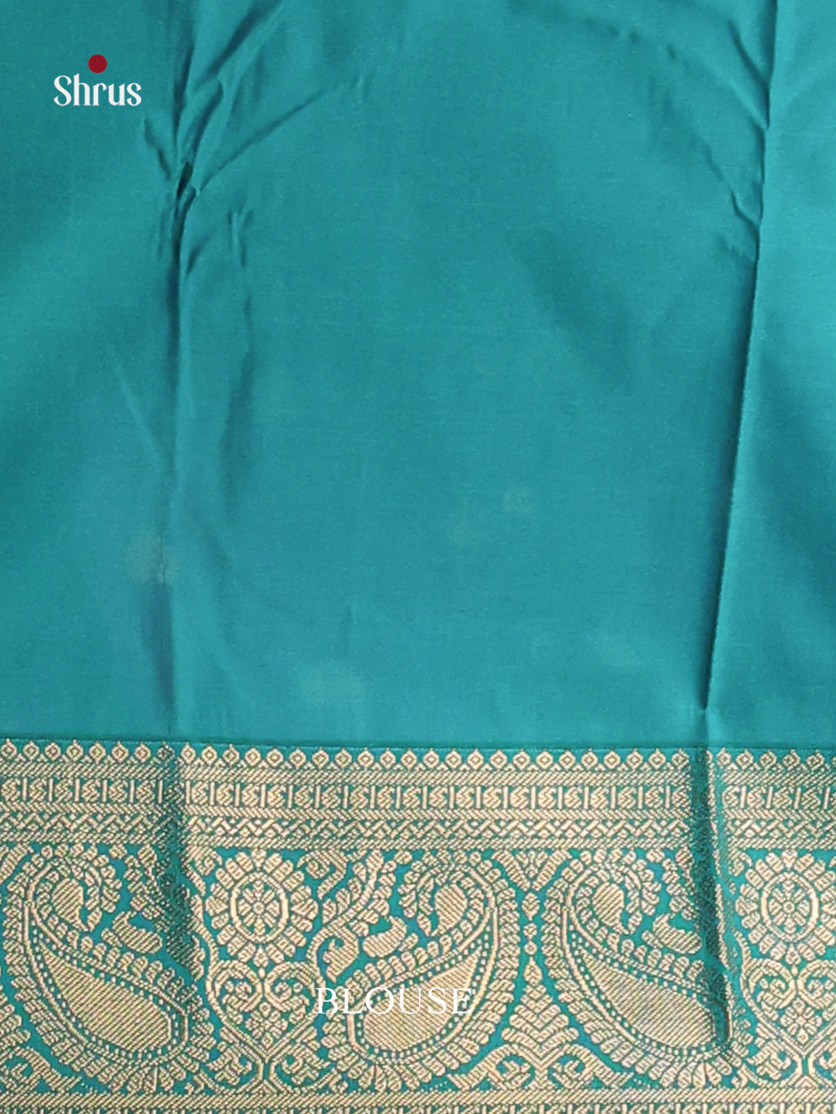 Blue & Teal - Semi Kanchipuram Saree