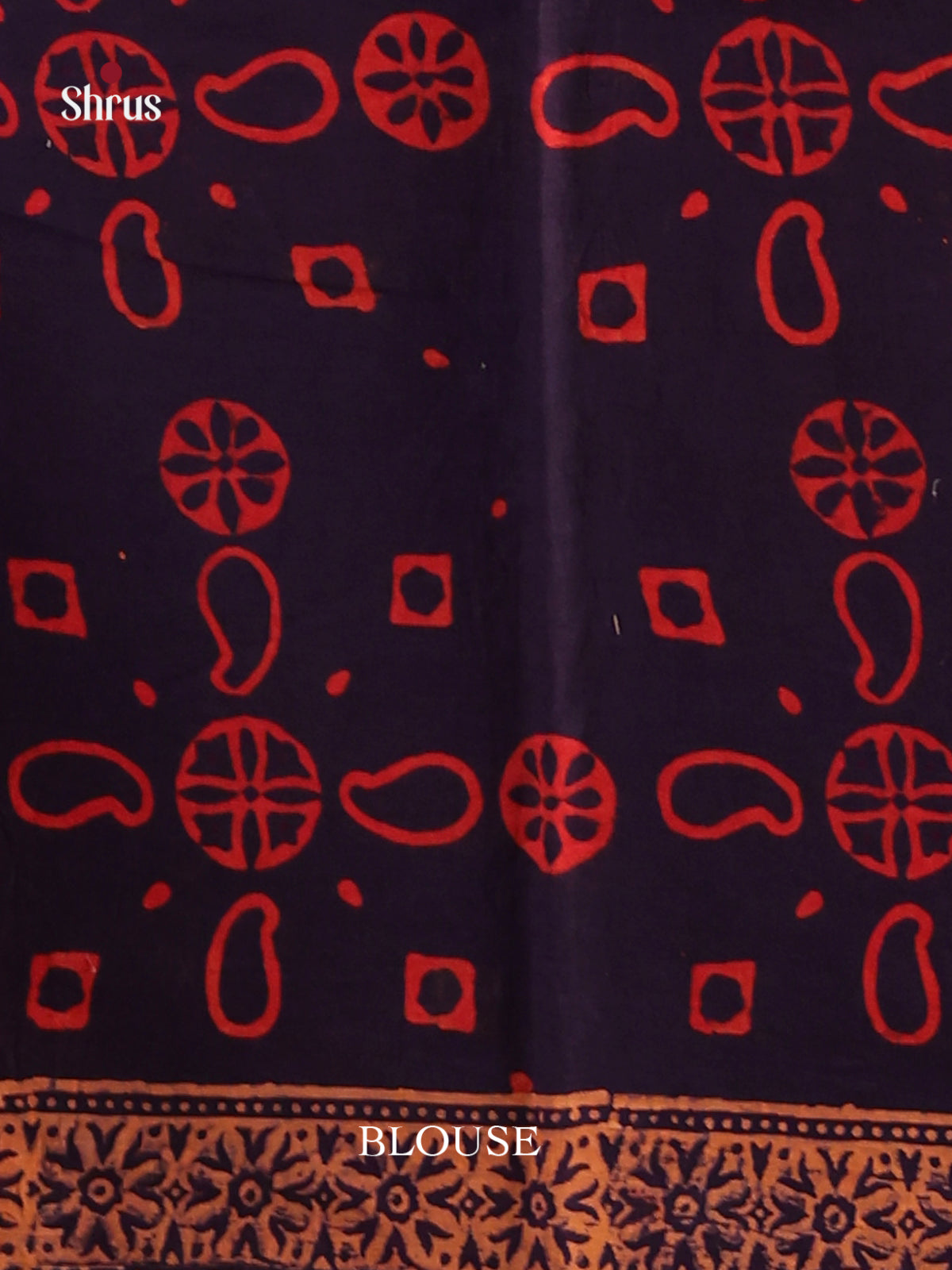 DHS04415 - Jaipur cotton Saree - Shop on Shrus.com