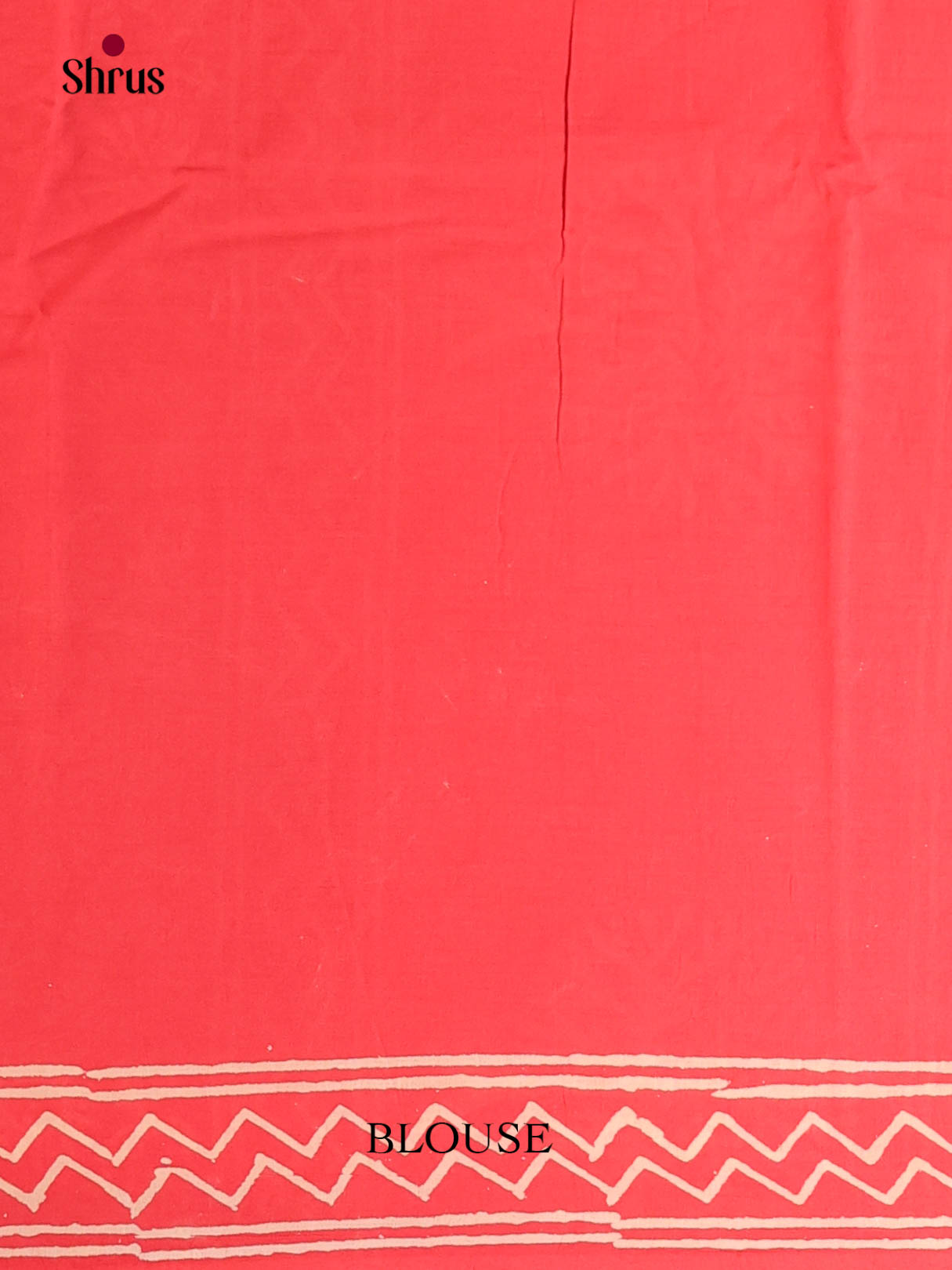 Red - Jaipur cotton Saree