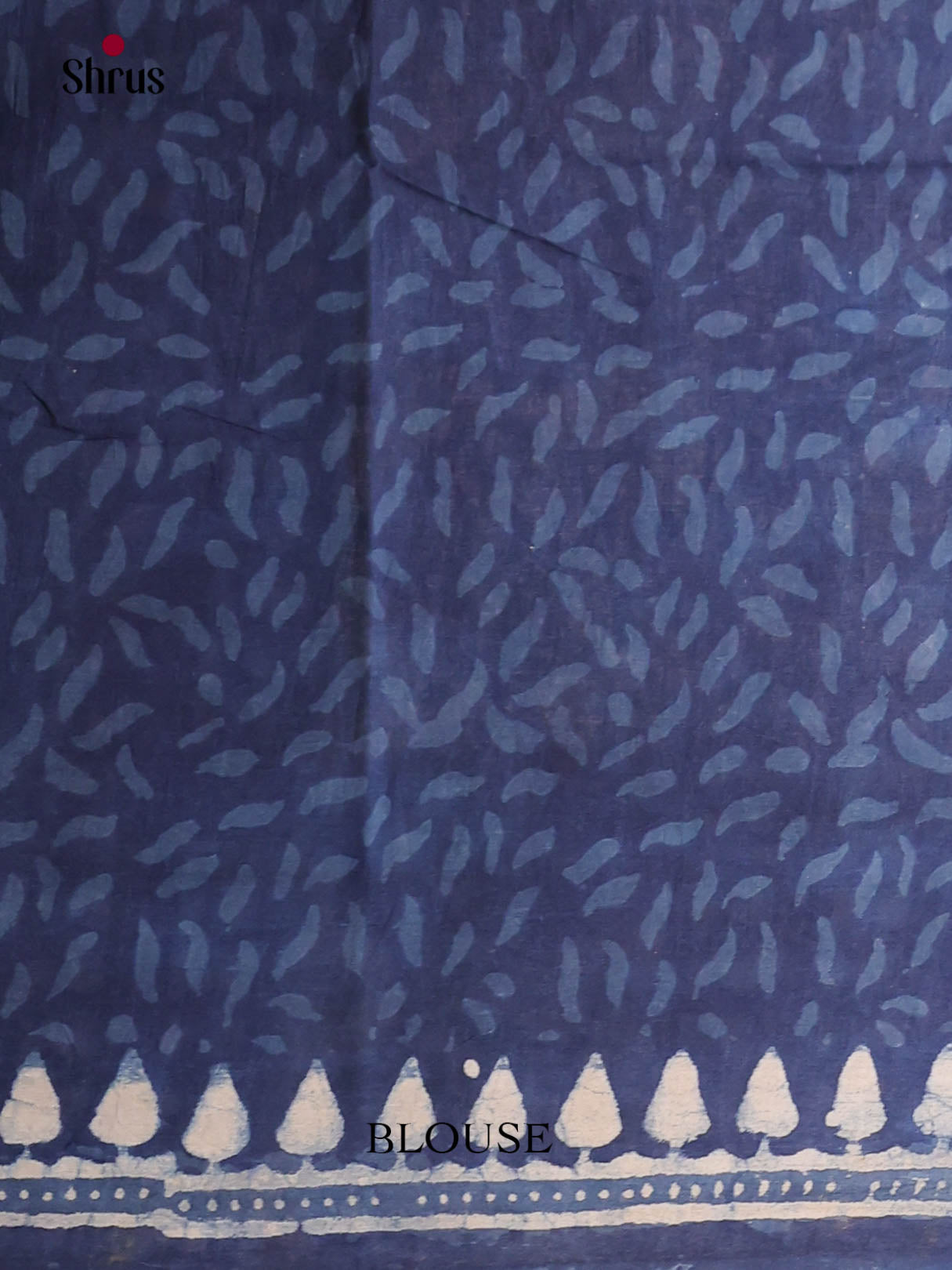 Indigo Blue- Jaipur cotton Saree - Shop on Shrus.com