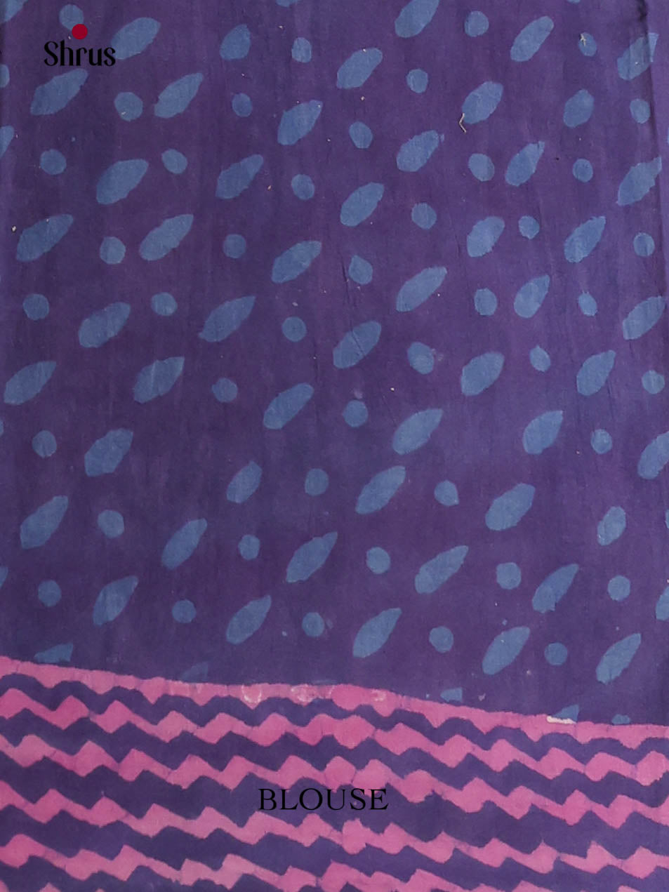 Blue & Pink- Jaipur cotton Saree
