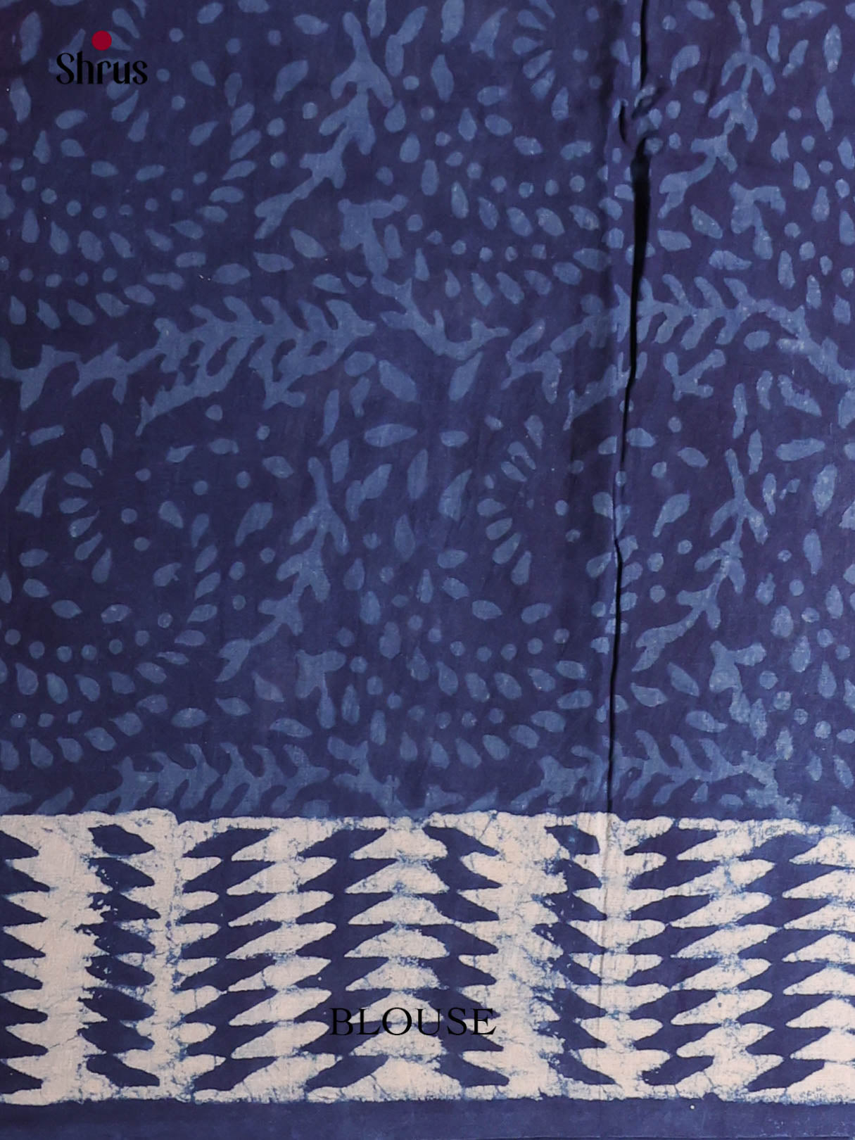 Indigo Blue- Jaipur cotton Saree - Shop on Shrus.com