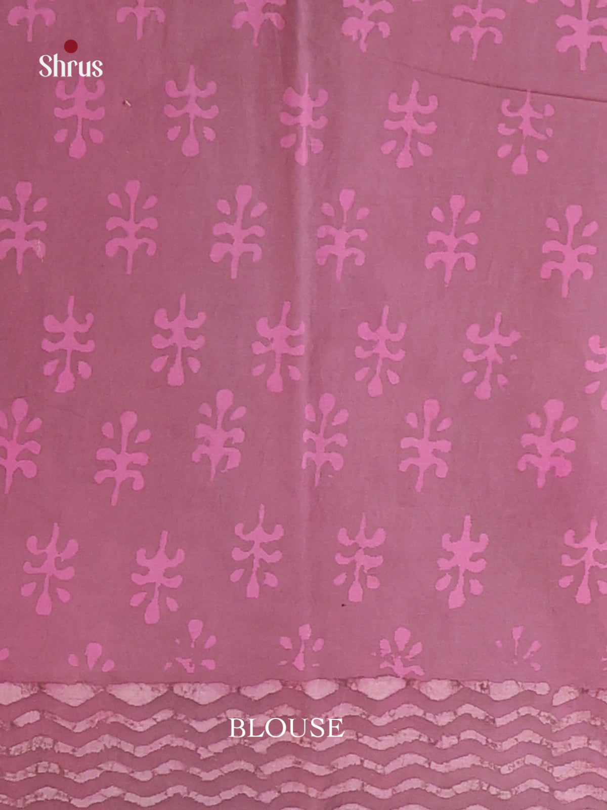 Pink - Jaipur cotton Saree - Shop on Shrus.com