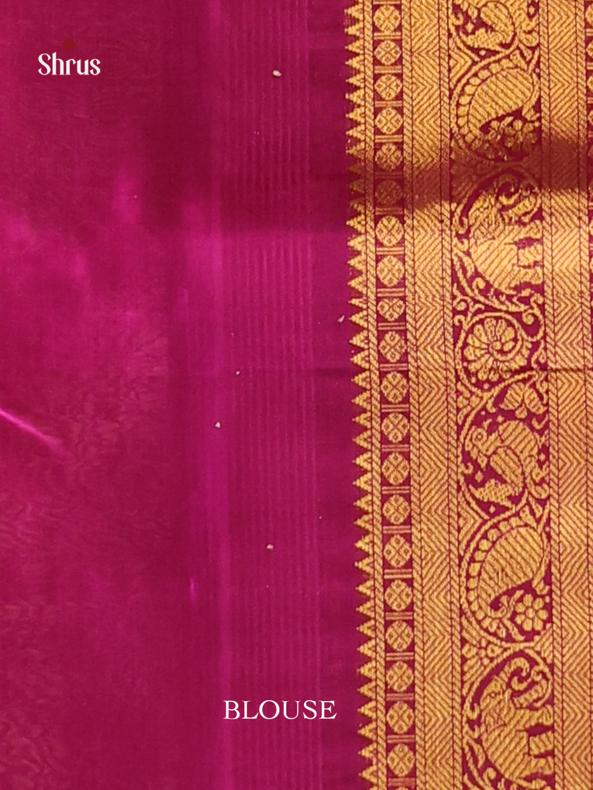 Yellow & Pink Silk Coton Korvai-kattams Saree - Shop on Shrus.com