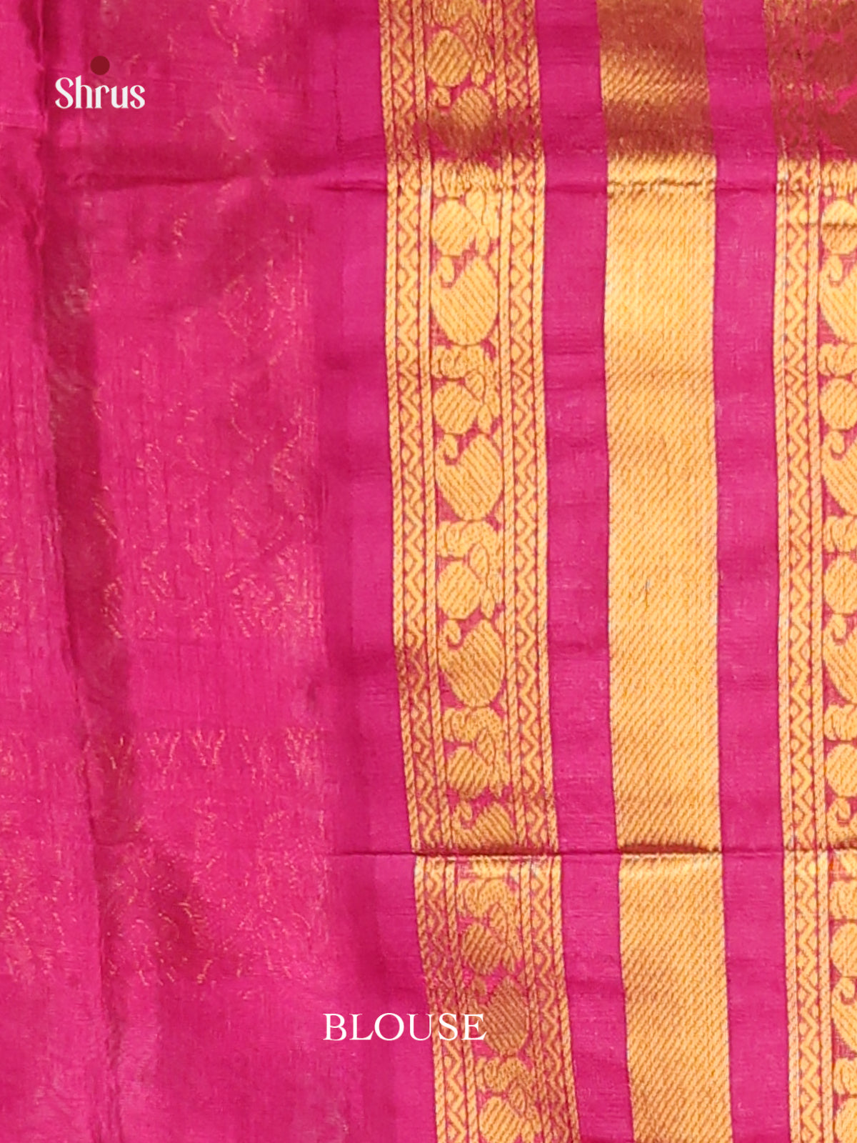 Green & Pink Silk Cotton Korvai-kattams Saree -2