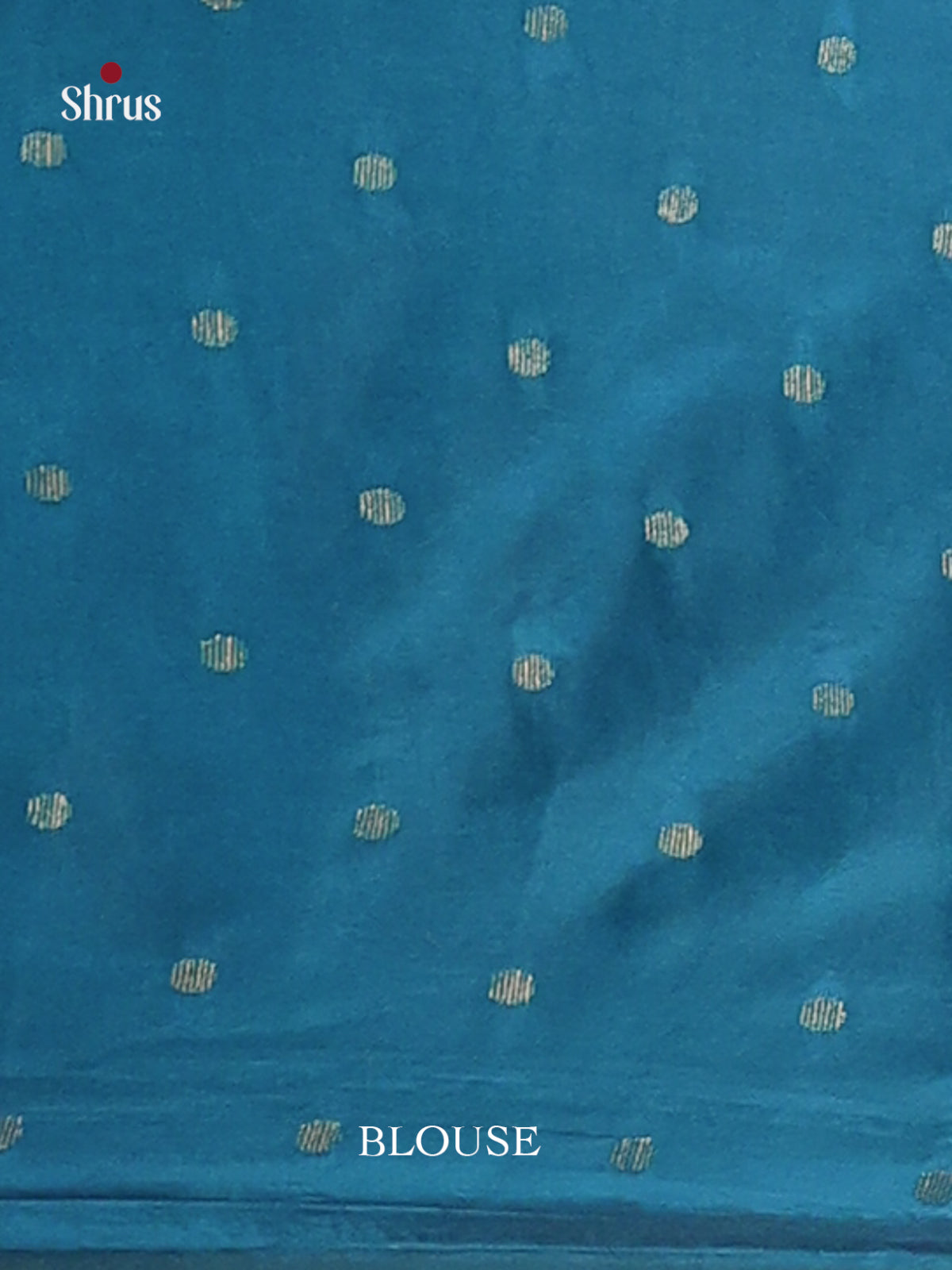 Blue- Semi Rawsilk Saree