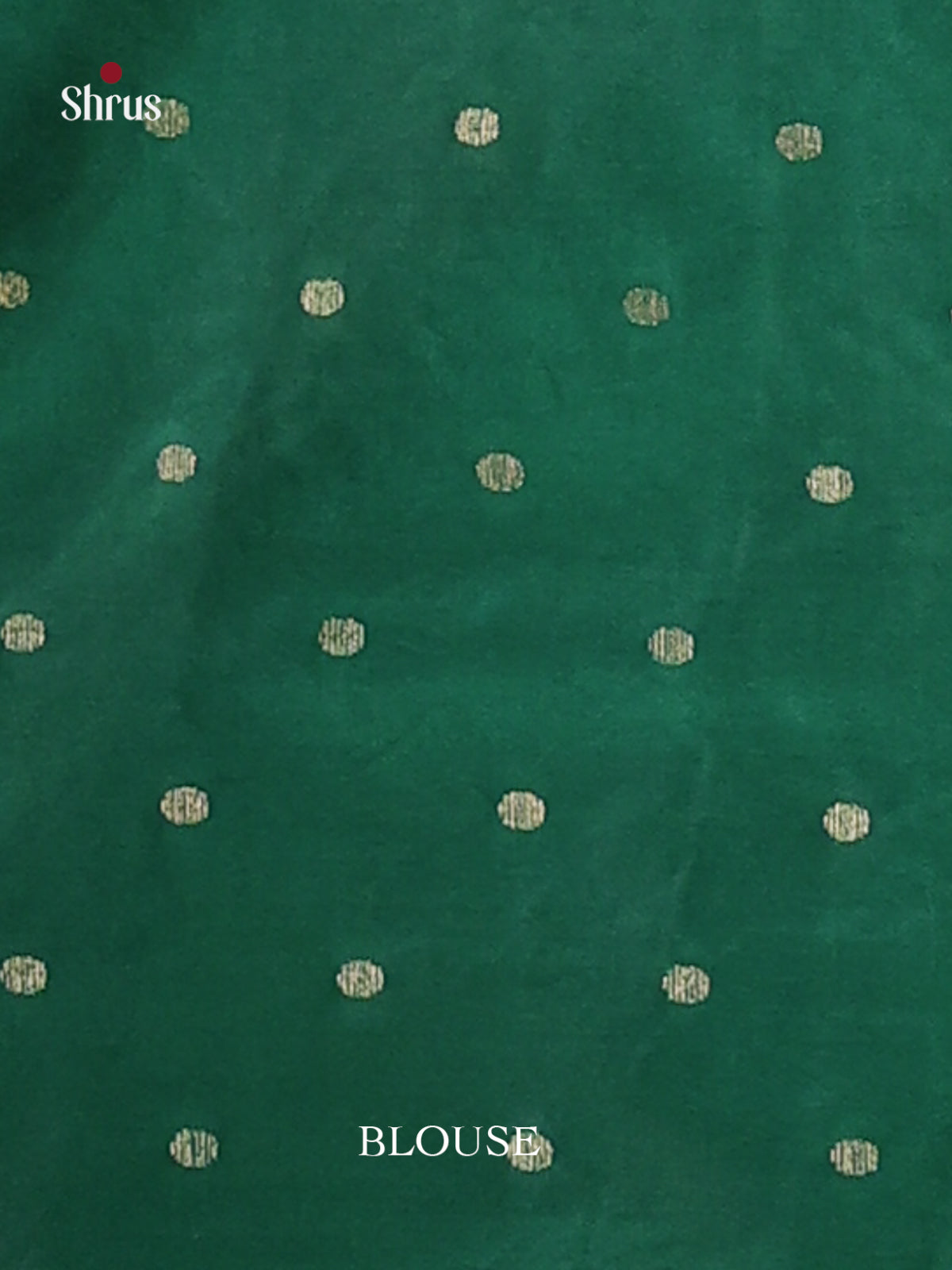 Green - Semi Rawsilk Saree - Shop on Shrus.com