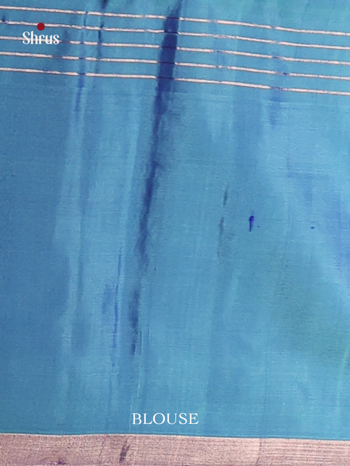 Opulent Maroon Soft Silk saree with zari checks & Blue Brocade Pallu -2