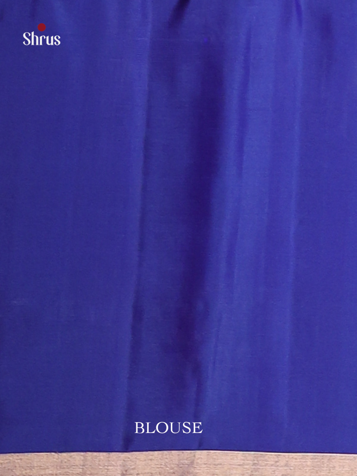 Blue Single tone Soft Silk with zari brocade pallu - Shop on Shrus.com