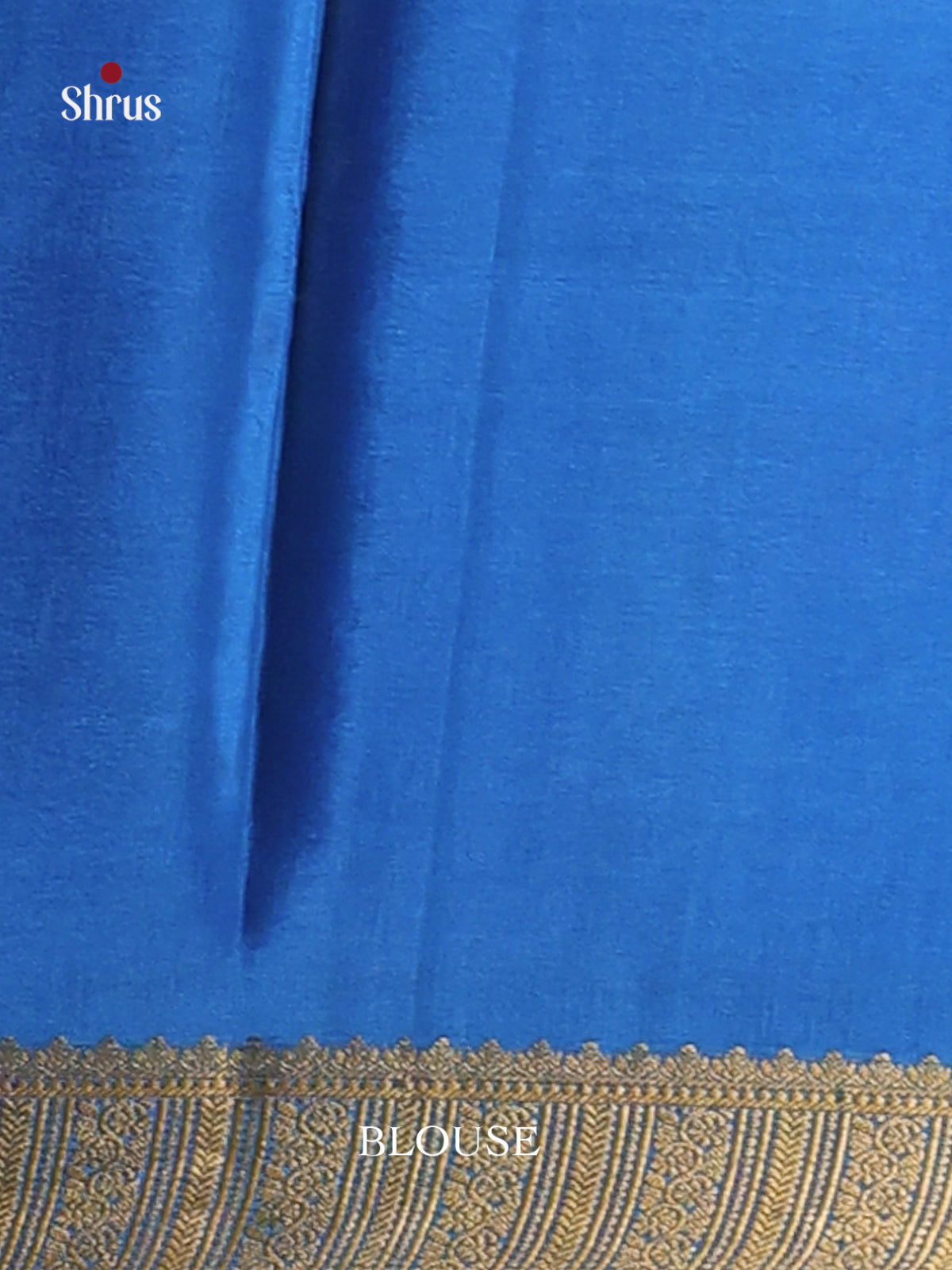 Light Blue Floral Printed Mysore Silk Saree With Blue Zari Border