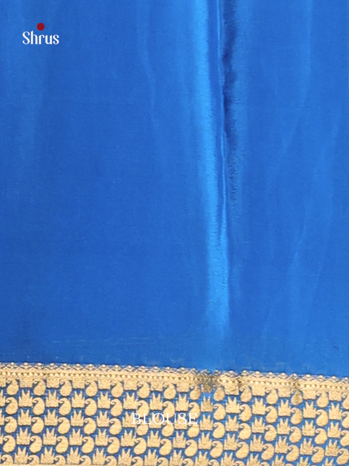 Chic Light Blue Floral Printed Mysore Silk Saree with Blue Zari Border