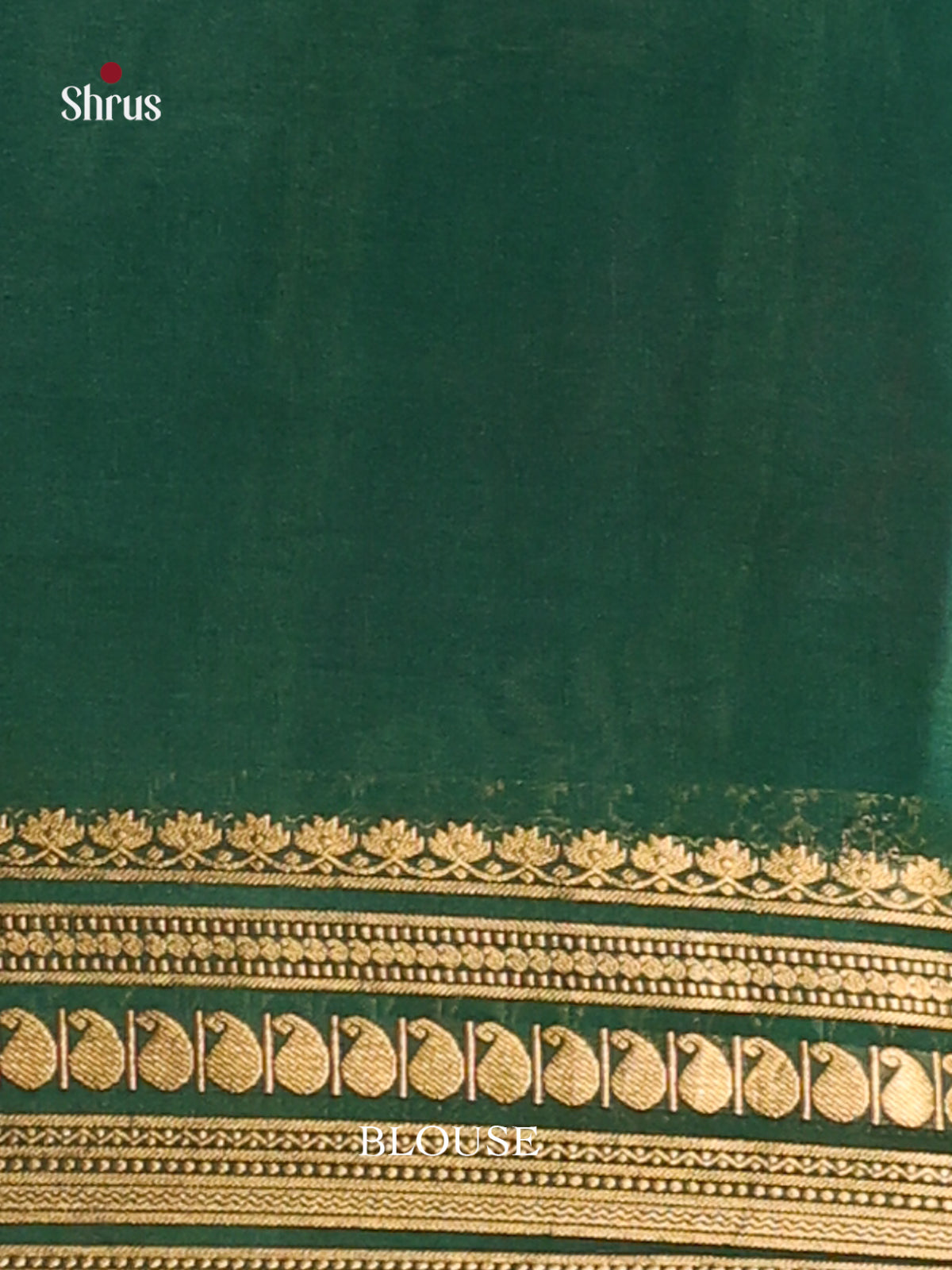 Charming Light Blue Printed Mysore Silk Saree With Green Zari Border