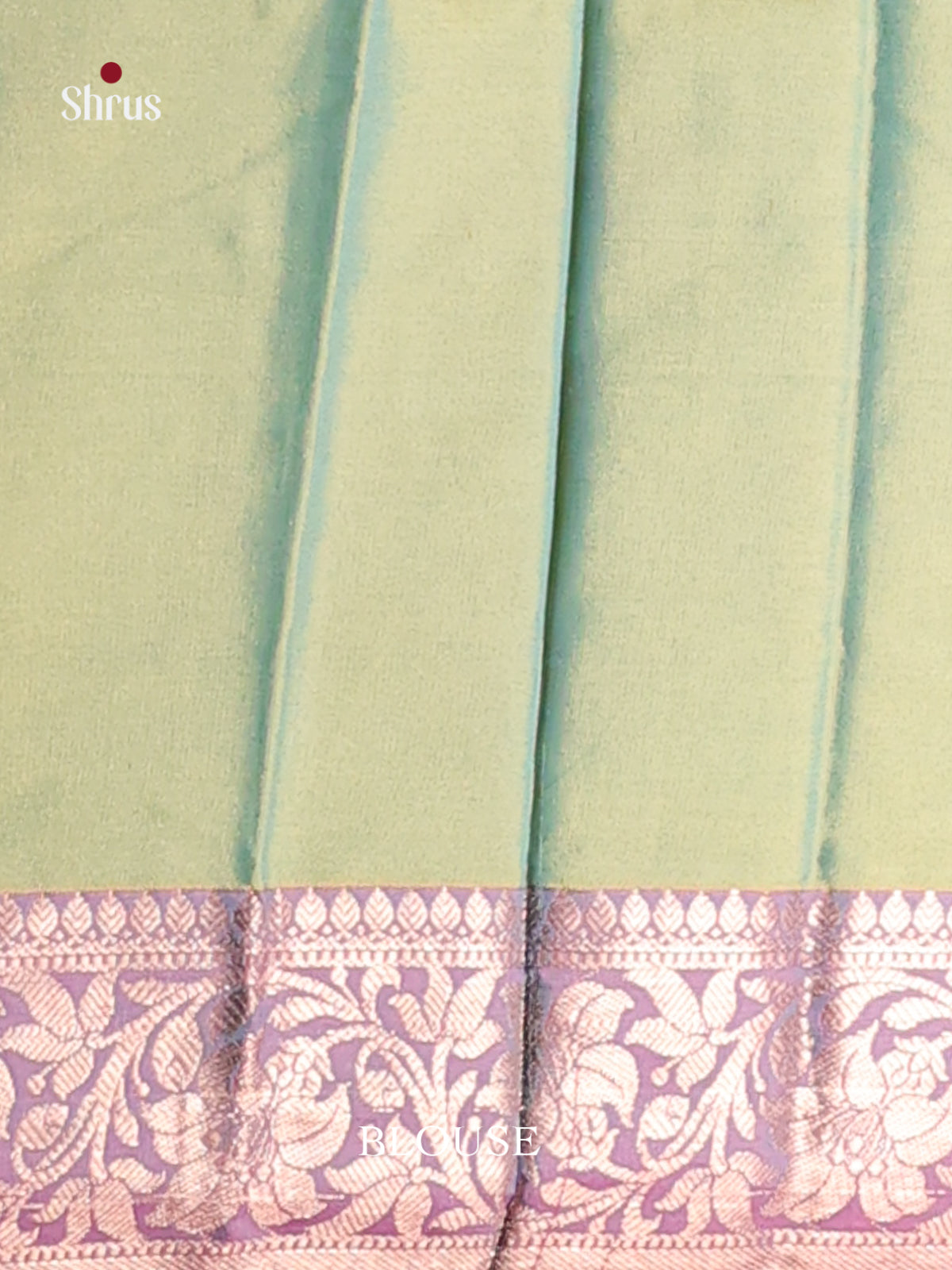 Pink & Green- Semi Pochampally Saree - Shop on Shrus.com