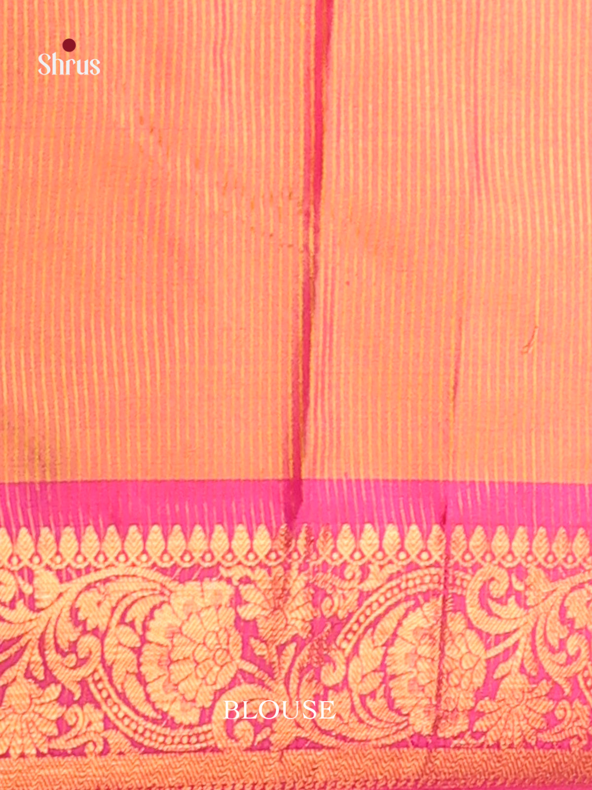 Yellow & Pink - Semi Pochampally Saree - Shop on Shrus.com