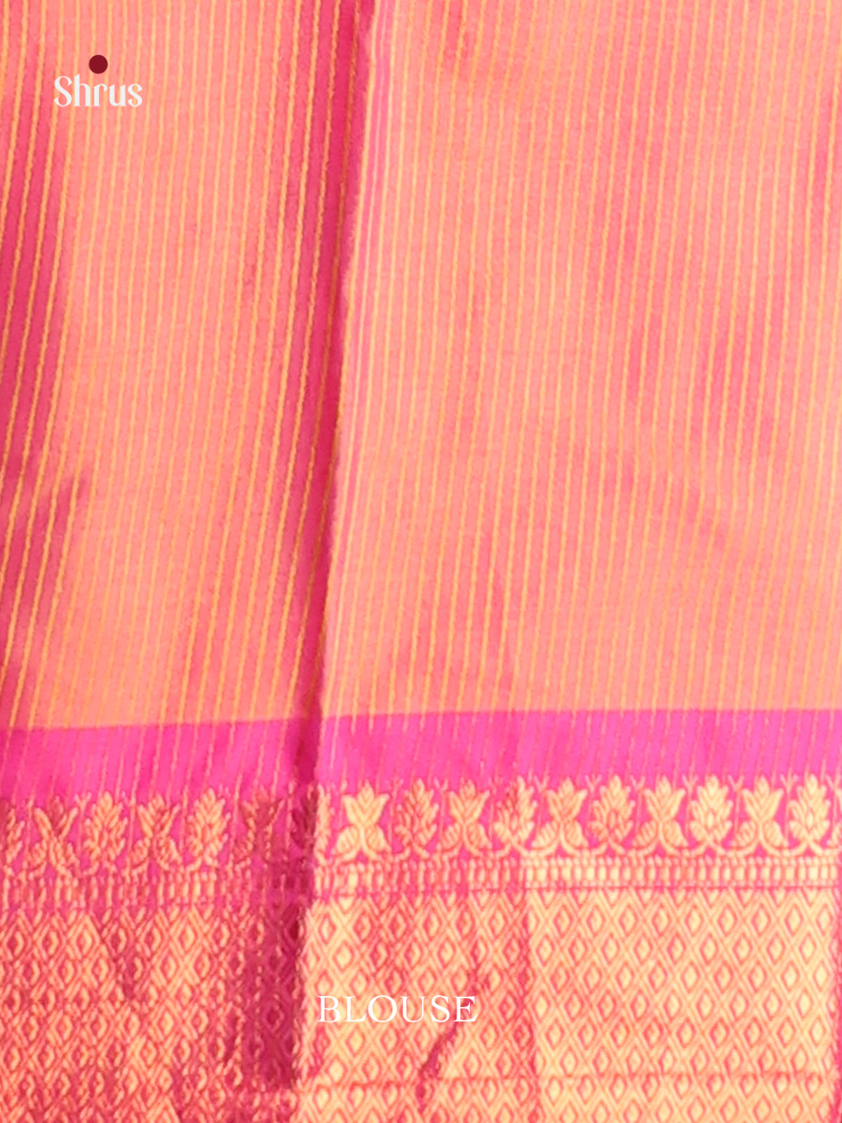 Green & Pink - Semi Pochampally Saree - Shop on Shrus.com