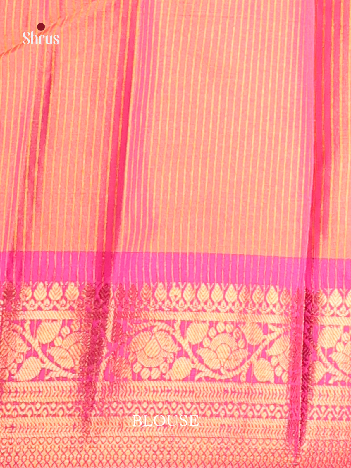 Green & Pink - Semi Pochampally Saree - Shop on Shrus.com