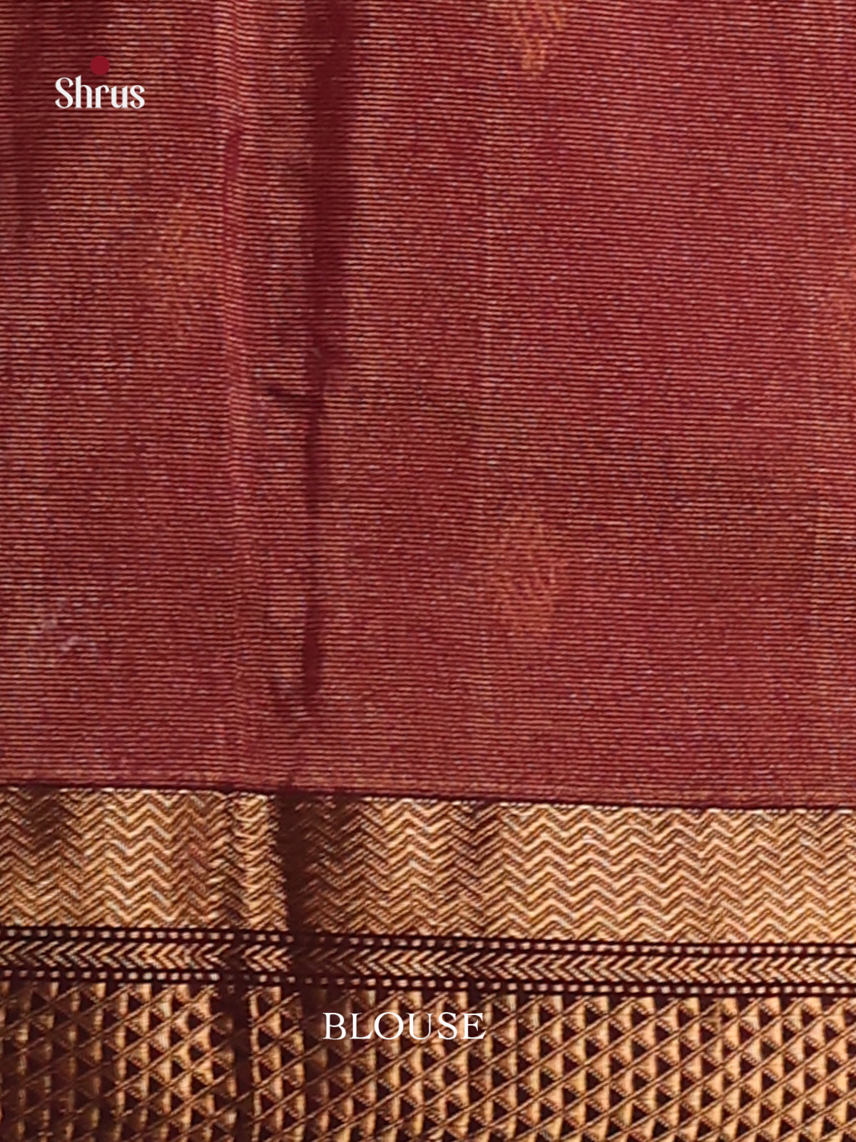 Maroon - Maheshwari silkcotton Saree - Shop on Shrus.com