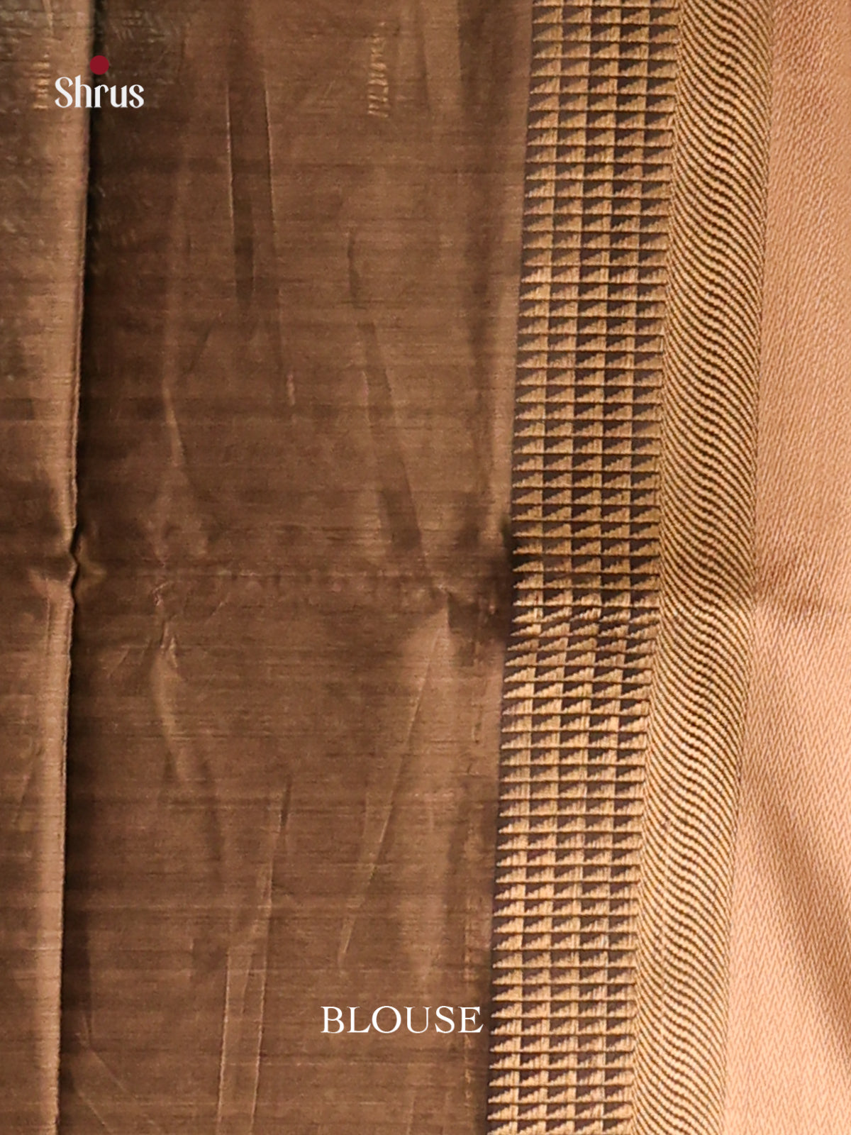 Black & Brown- Maheshwari silkcotton Saree