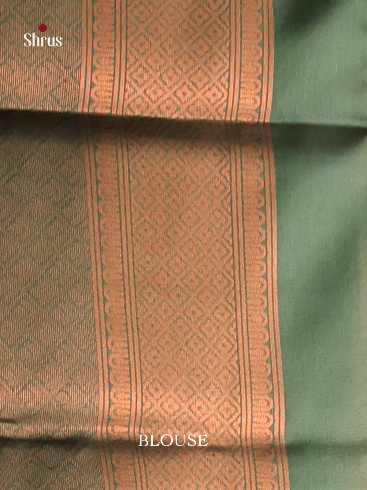 Mustardy Green & Green - Semi Softsilk Saree - Shop on Shrus.com
