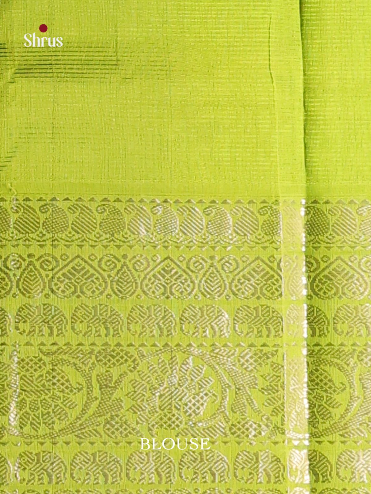 Black & Green Mangalagiri silkcotton Saree with rich zari border -2