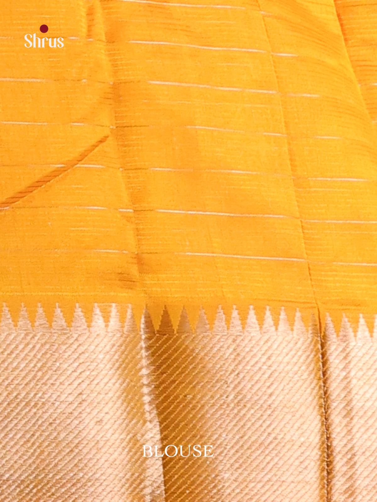 Mustard single tone Mangalagiri silkcotton Saree gleams with zari stripes -1