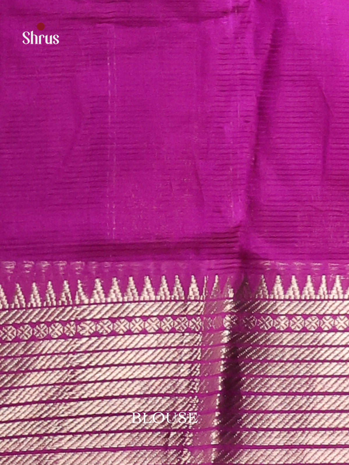Vadamalli single tone   Mangalagiri silkcotton Saree with zari stripes -1