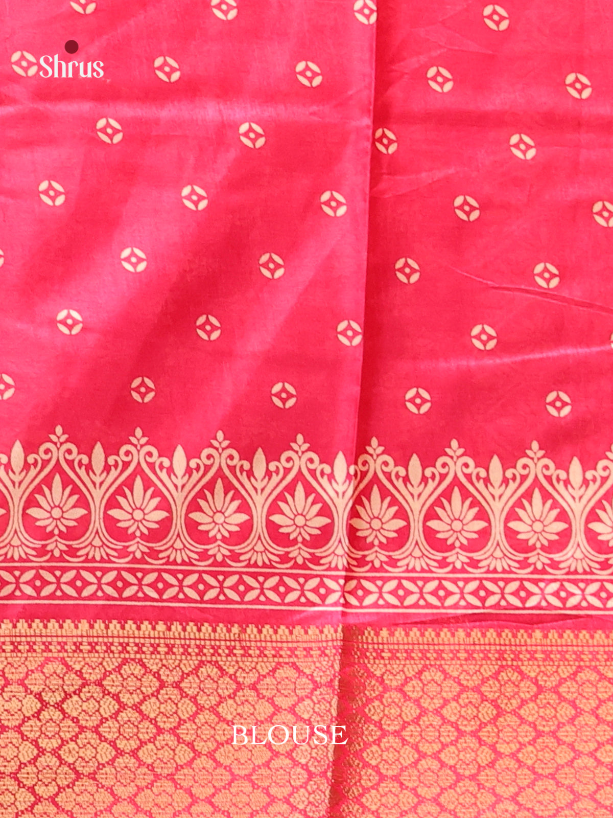 Pink - Semi Crepe Saree - Shop on Shrus.com