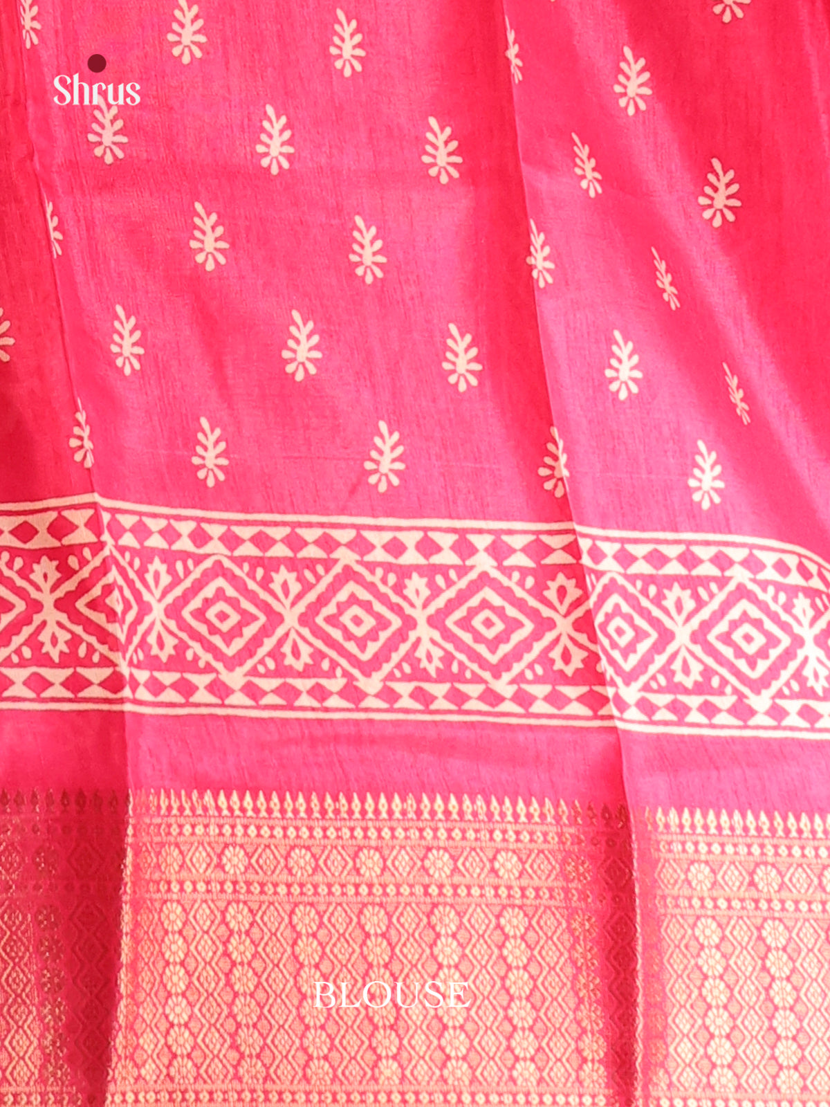 DHS06476 - Semi Crepe Saree - Shop on Shrus.com