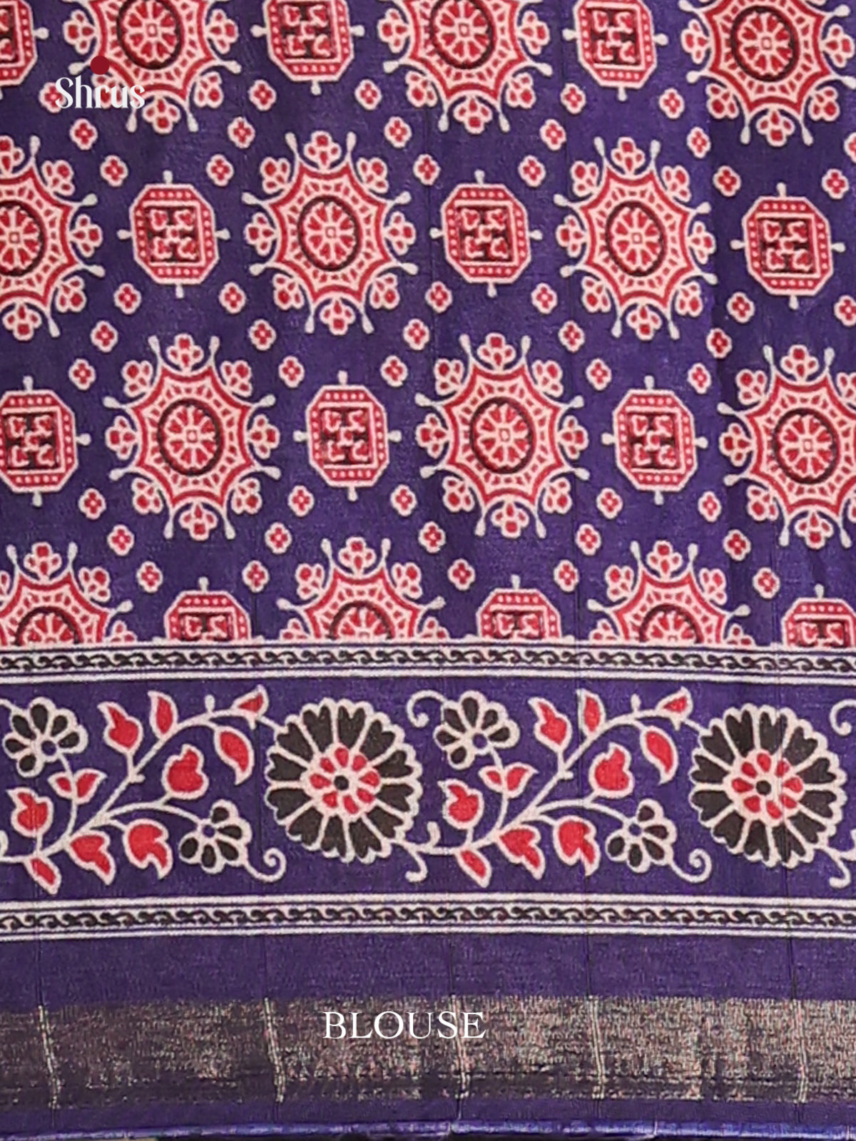 Blue - Art Modal Saree