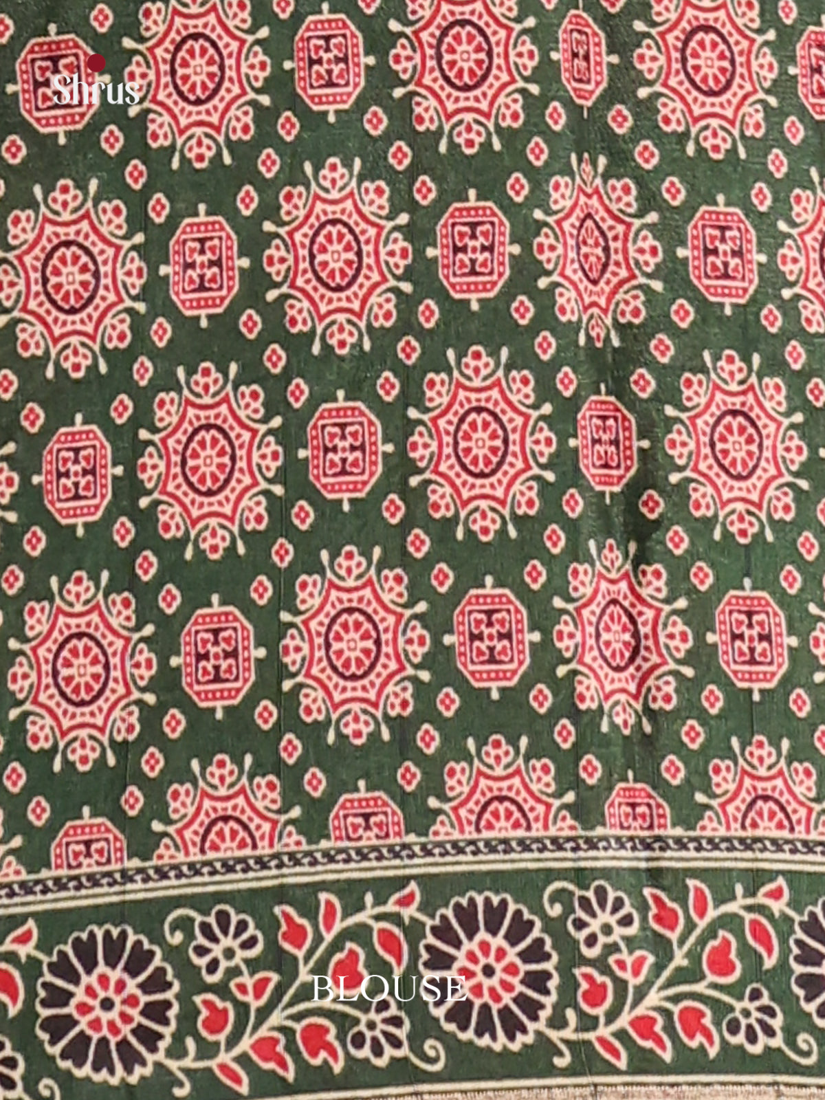 Green- Art Modal Saree - Shop on Shrus.com