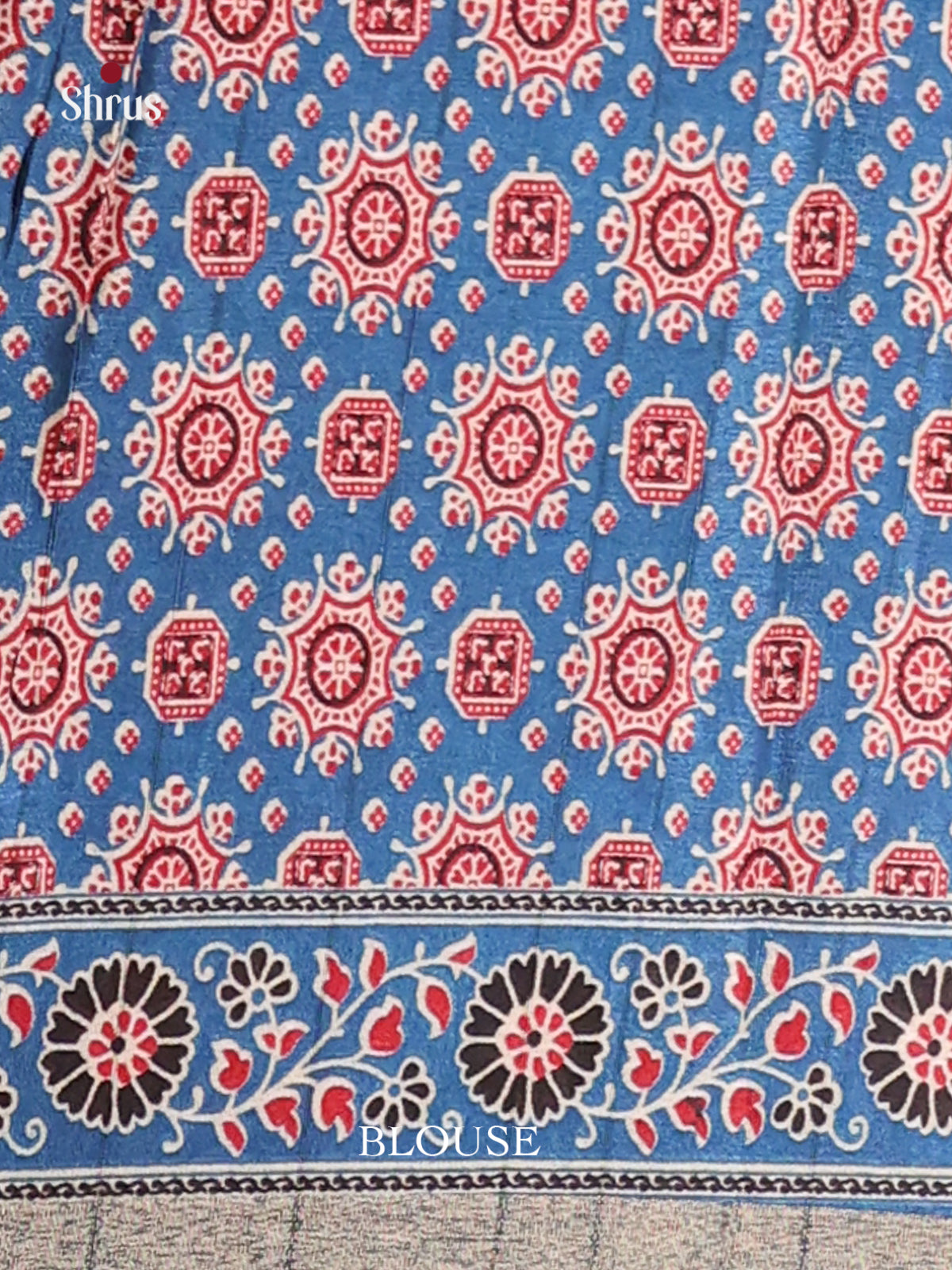 Blue- Art Modal Saree