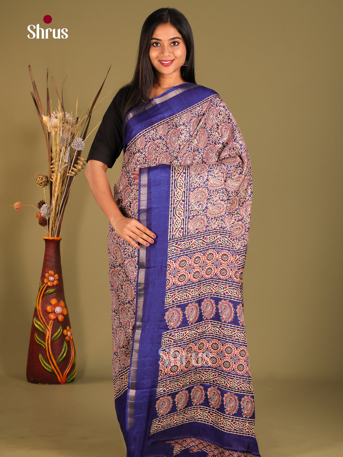 DHS08241 - Art Modal Saree - Shop on Shrus.com