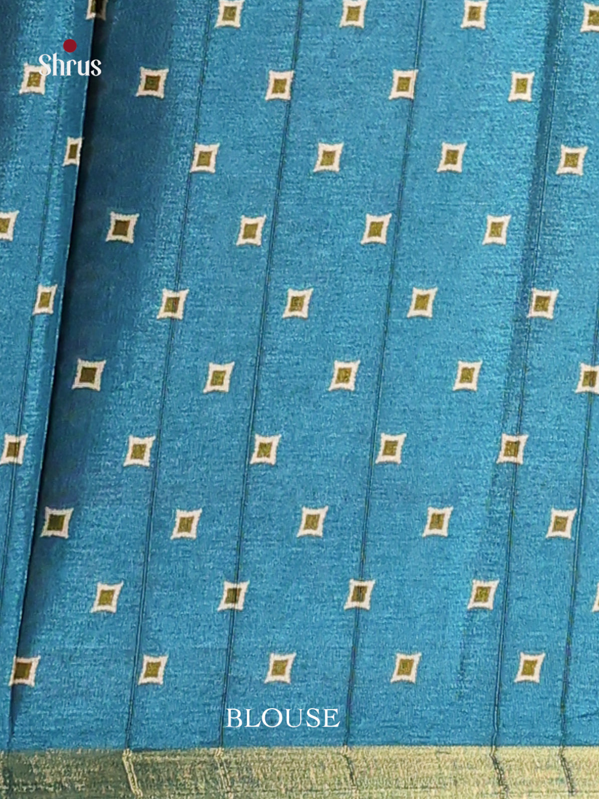 Green & Blue - Art Modal Saree - Shop on Shrus.com